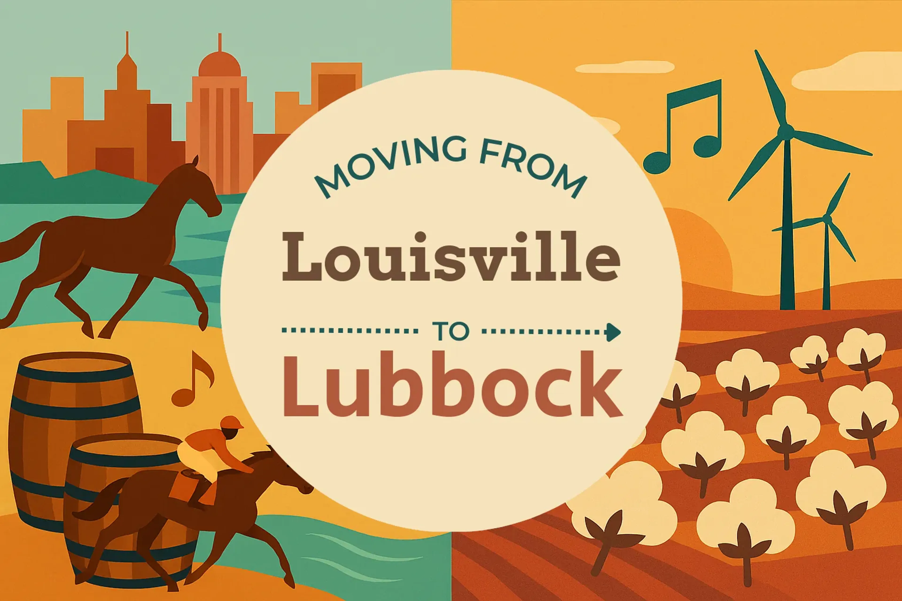 Side-by-side comparison of Louisville to Lubbock moving companies
