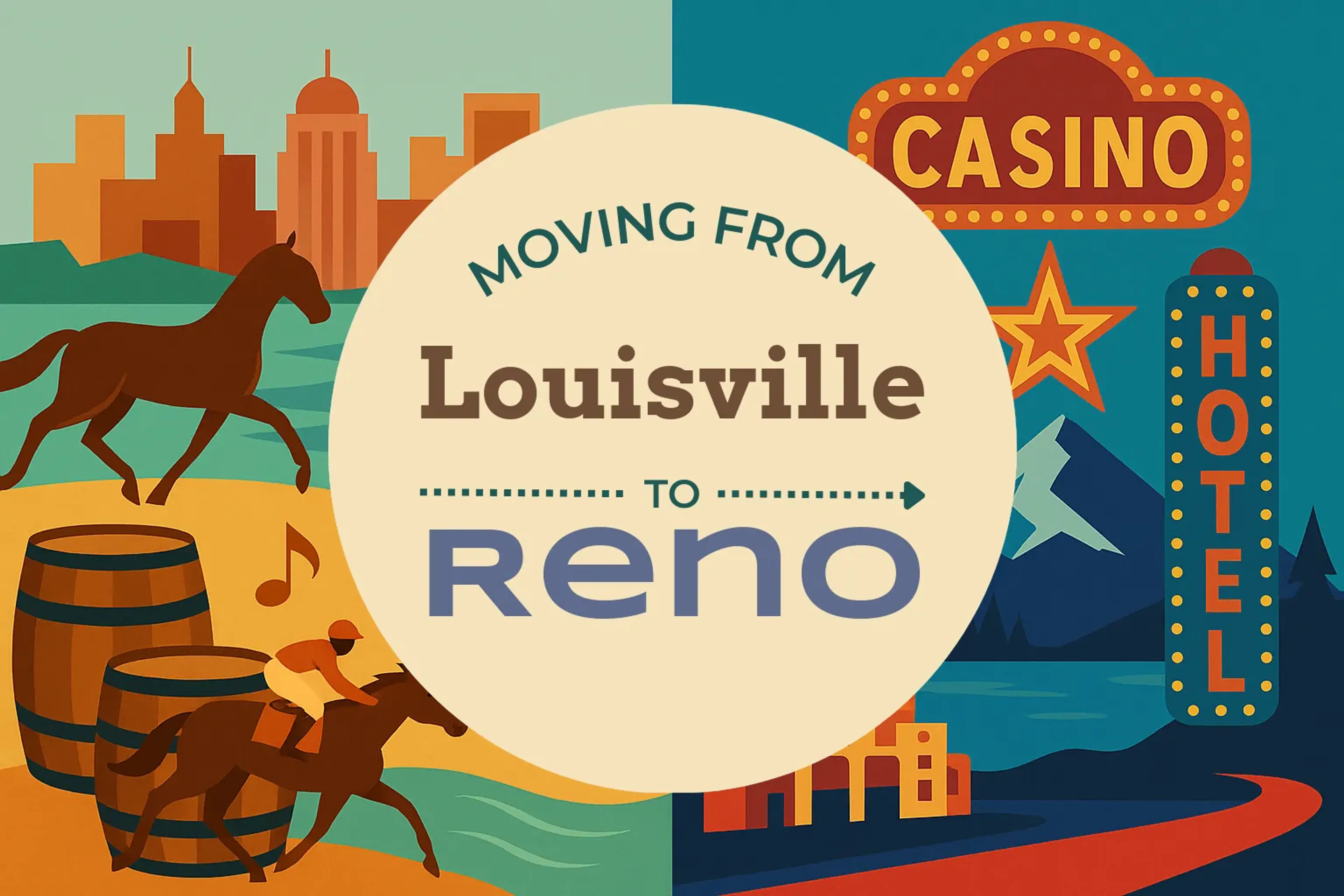 Side-by-side comparison of Louisville to Reno moving companies