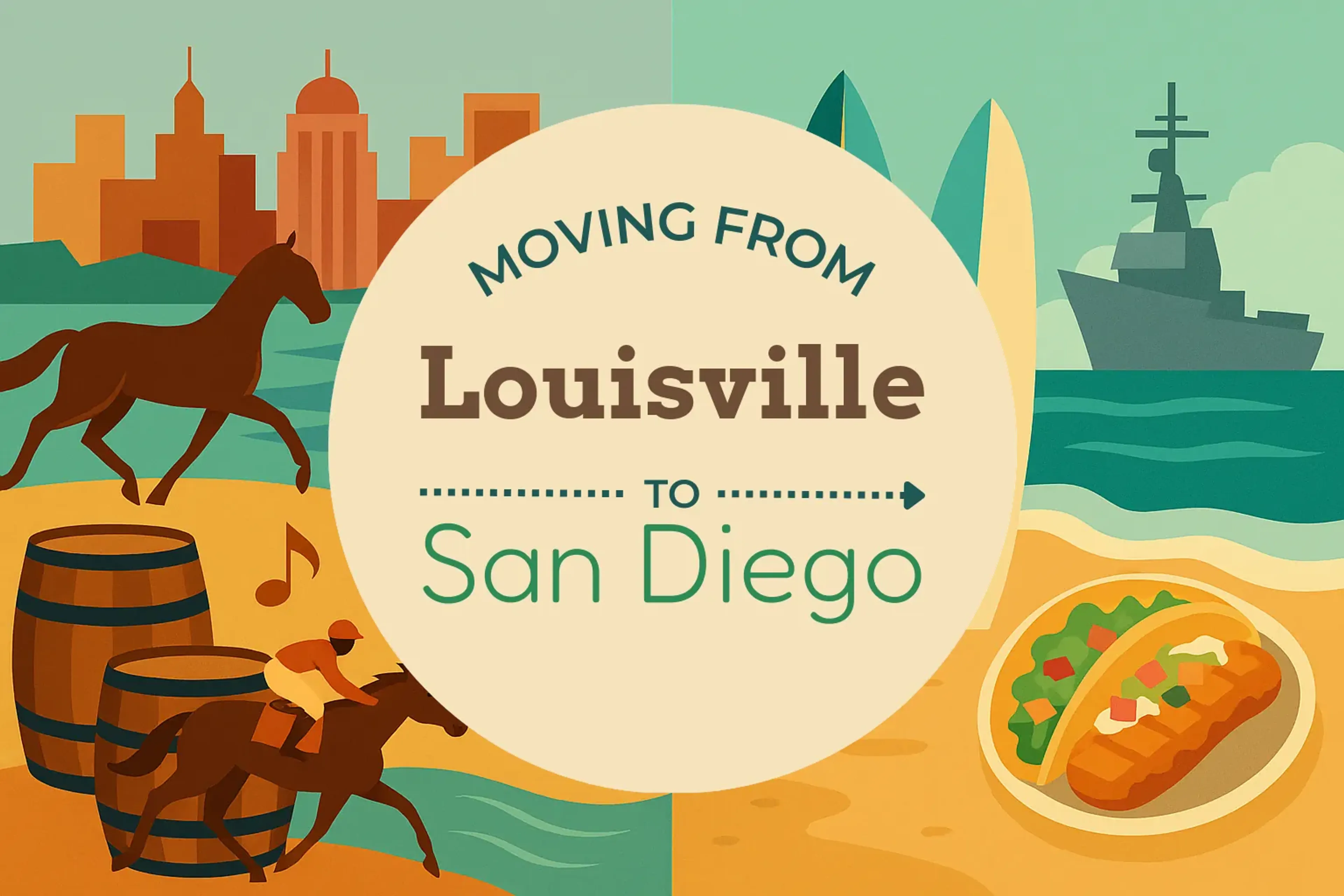 Side-by-side comparison of Louisville to San Diego moving companies
