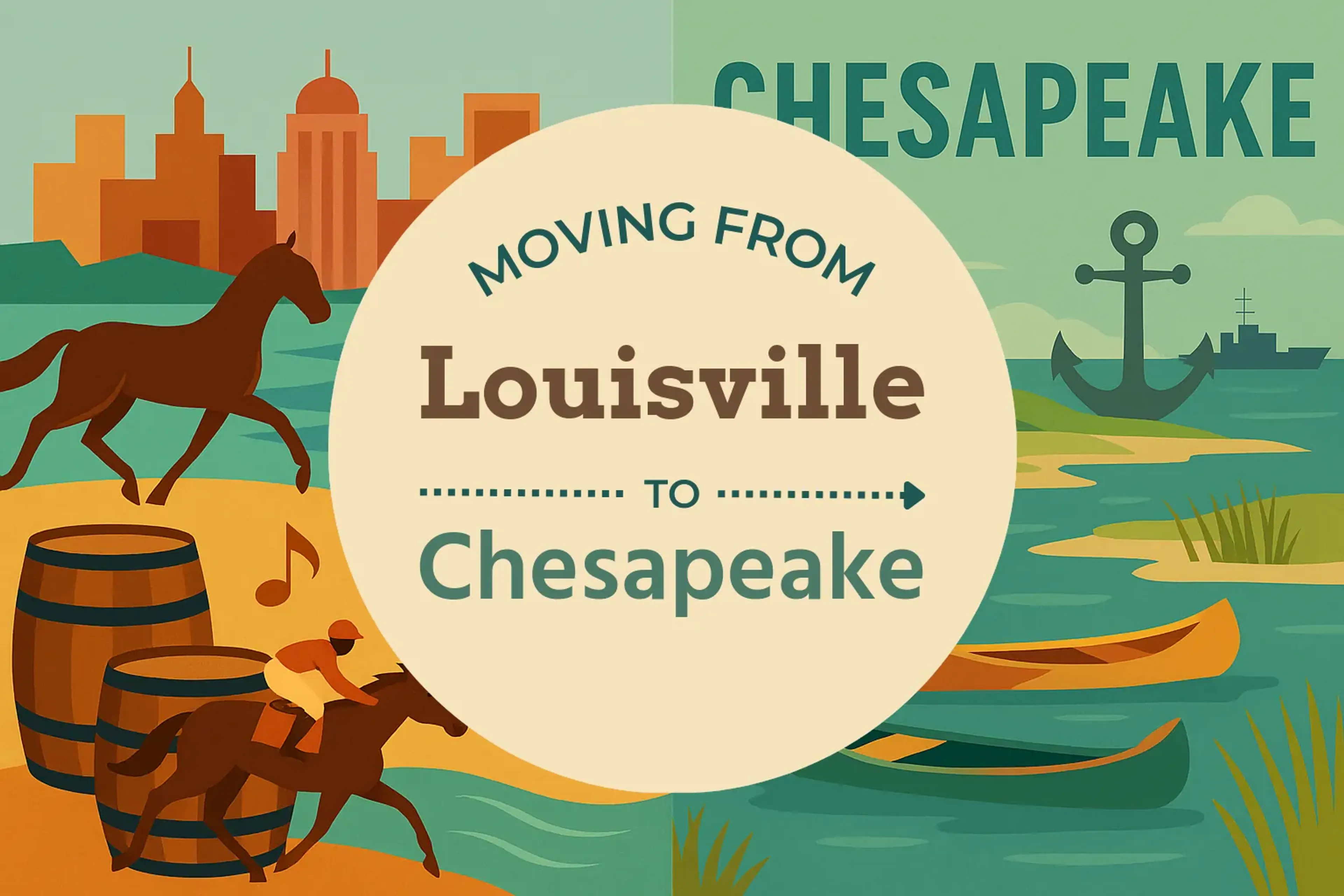 Side-by-side comparison of Louisville to Chesapeake moving companies