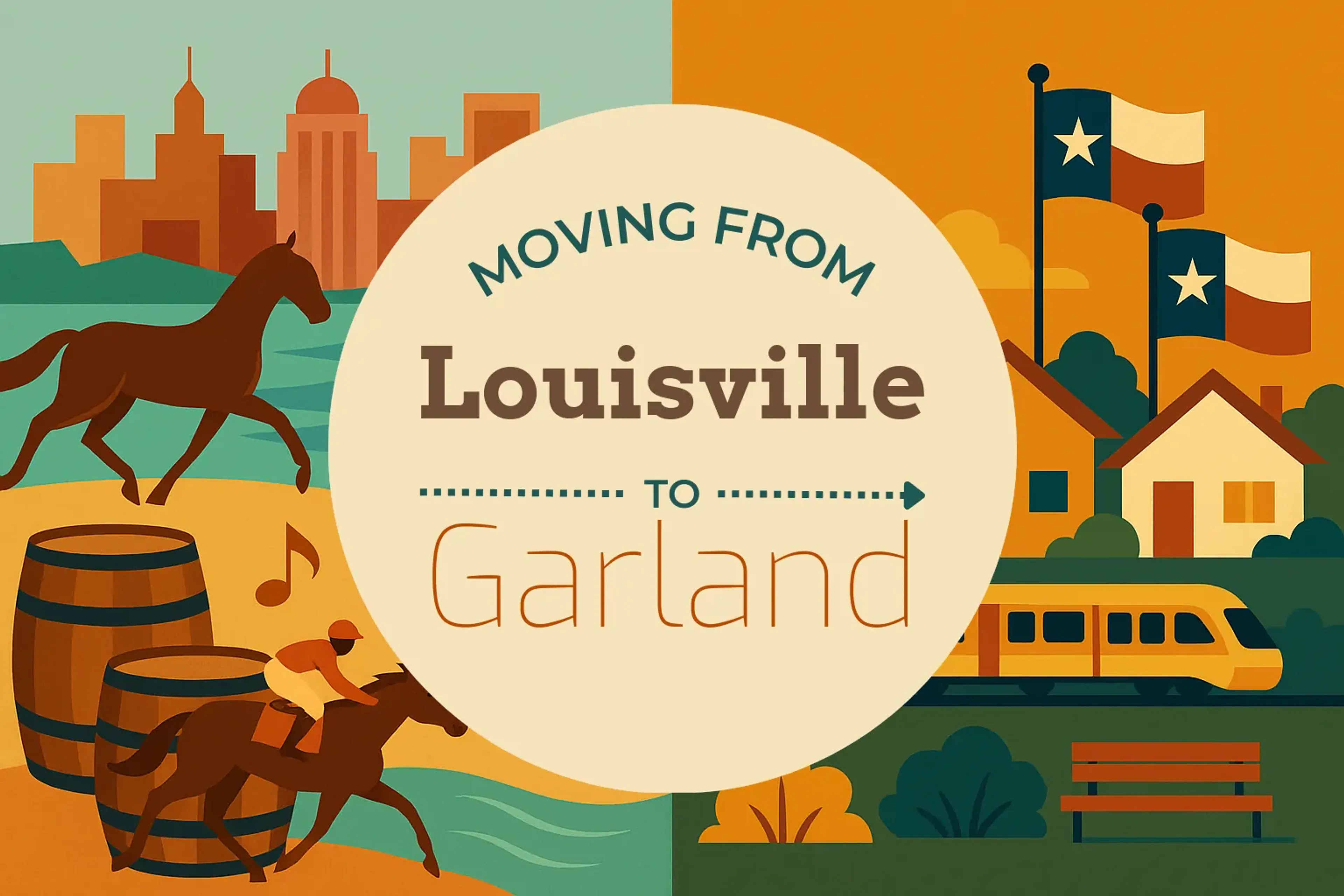 Side-by-side comparison of Louisville to Garland moving companies