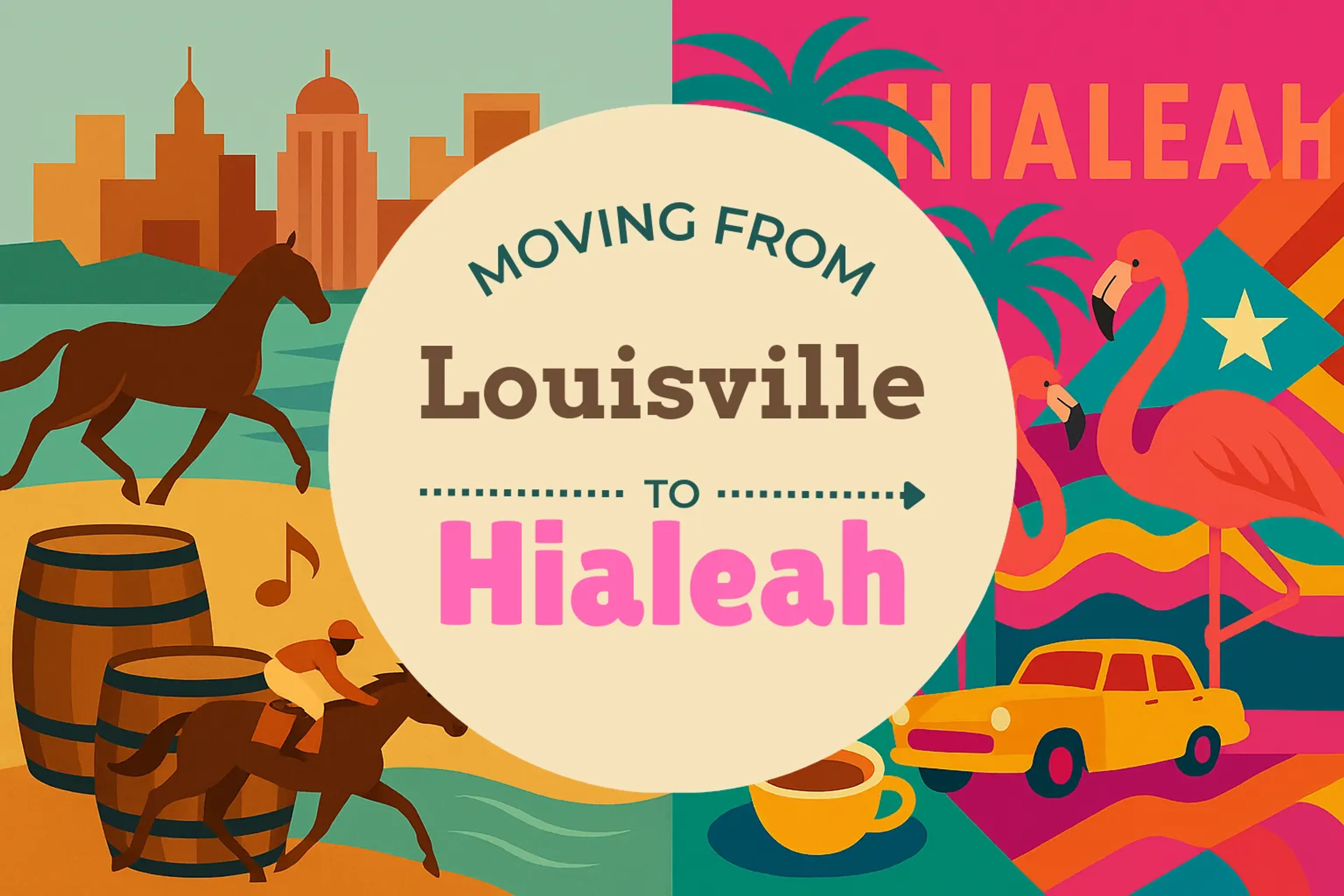 Side-by-side comparison of Louisville to Hialeah moving companies