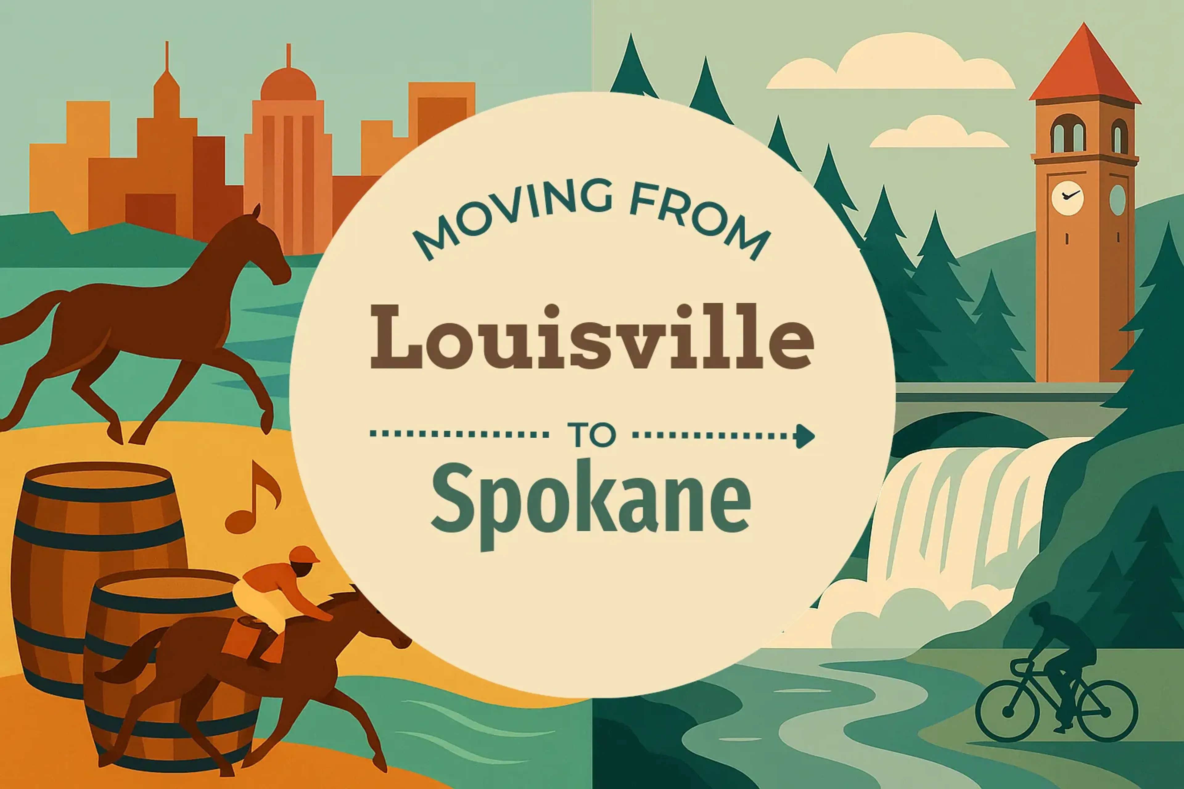 Side-by-side comparison of Louisville to Spokane moving companies