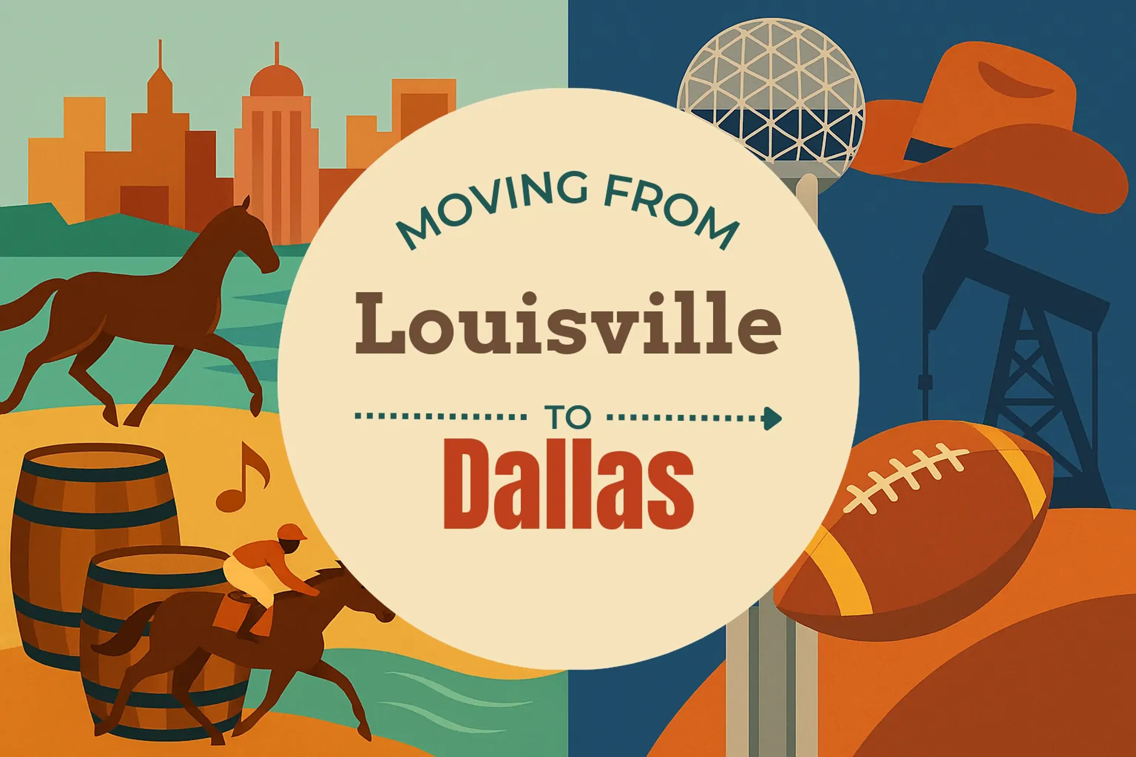 Side-by-side comparison of Louisville to Dallas moving companies