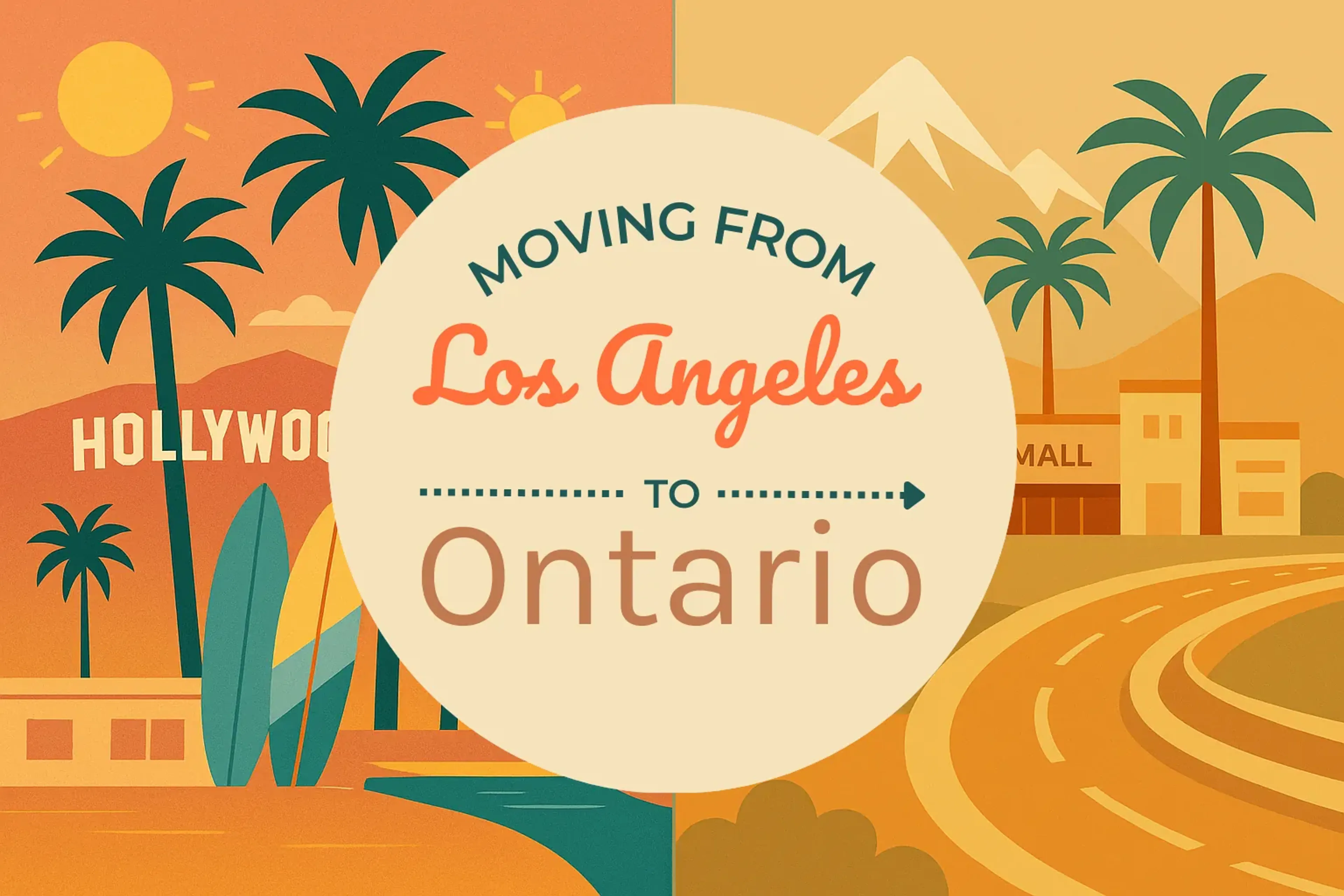 Side-by-side comparison of Los Angeles to Ontario moving companies