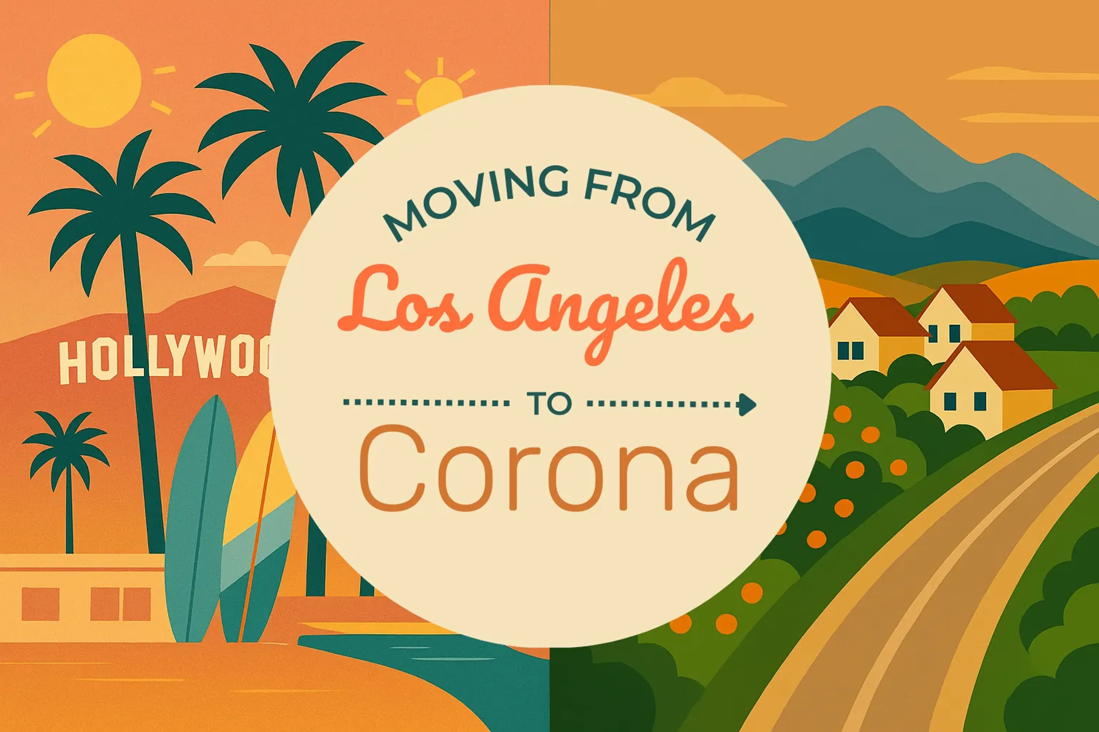 Los Angeles to Corona featured image