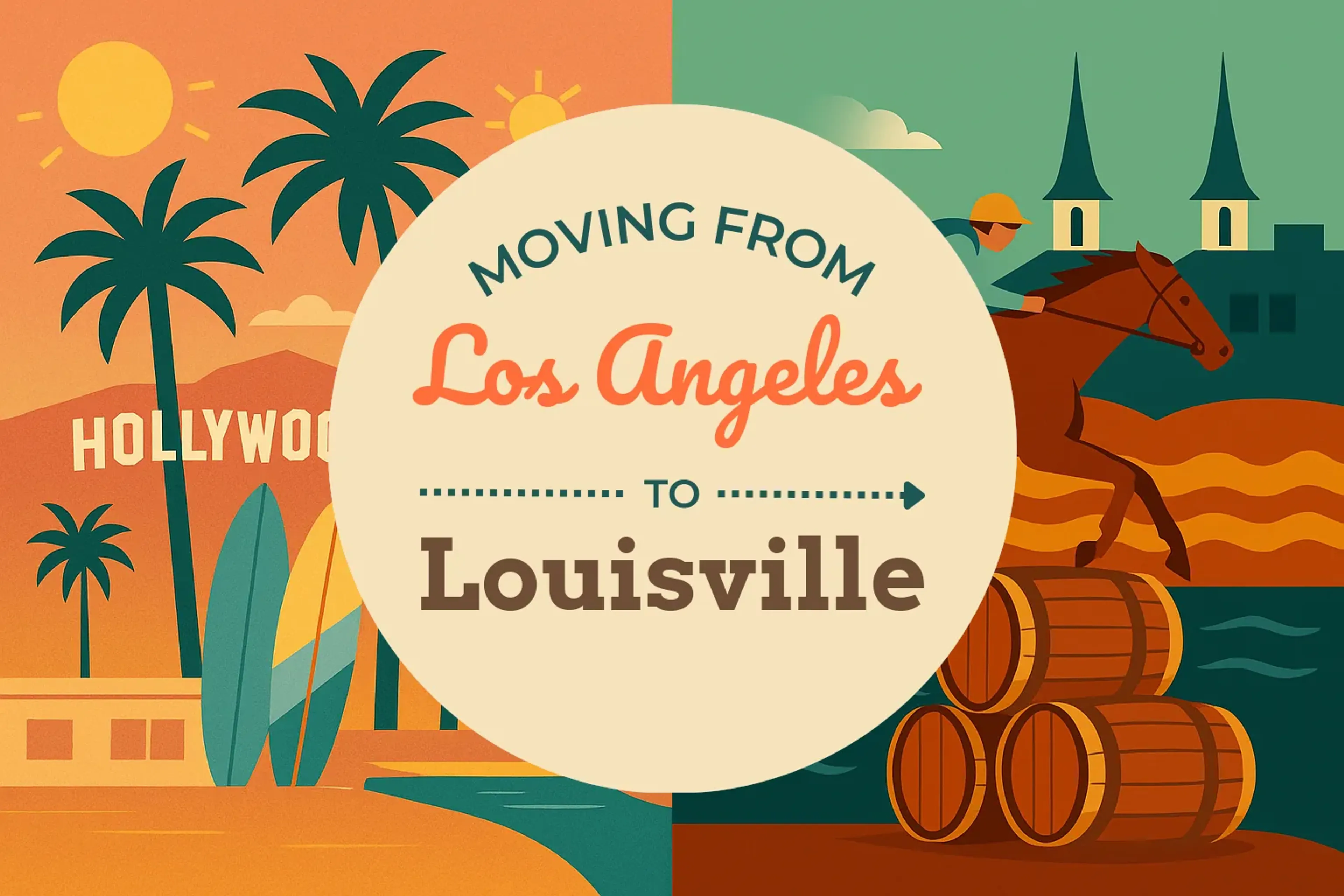 Side-by-side comparison of Los Angeles to Louisville moving companies