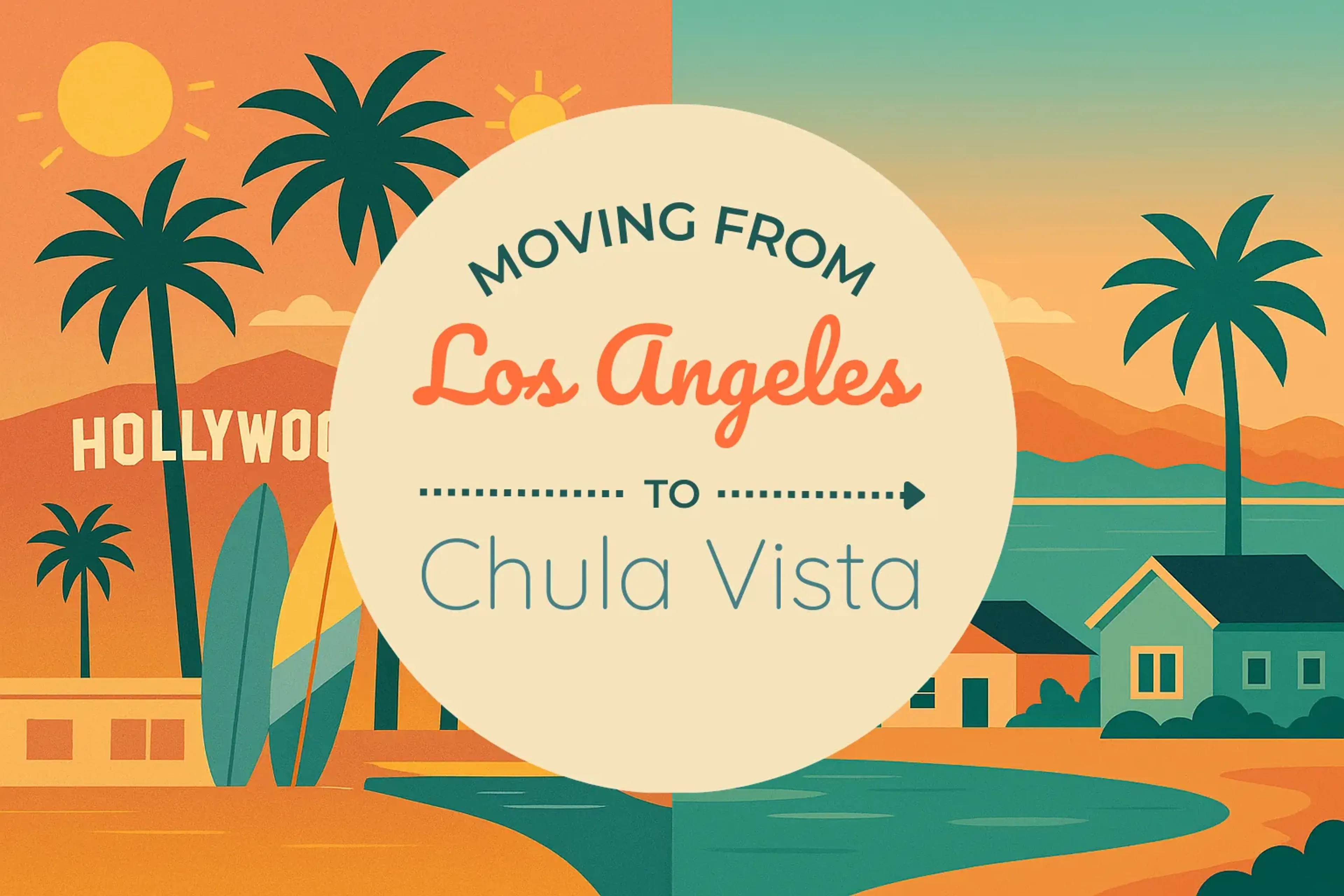 Side-by-side comparison of Los Angeles to Chula Vista moving companies