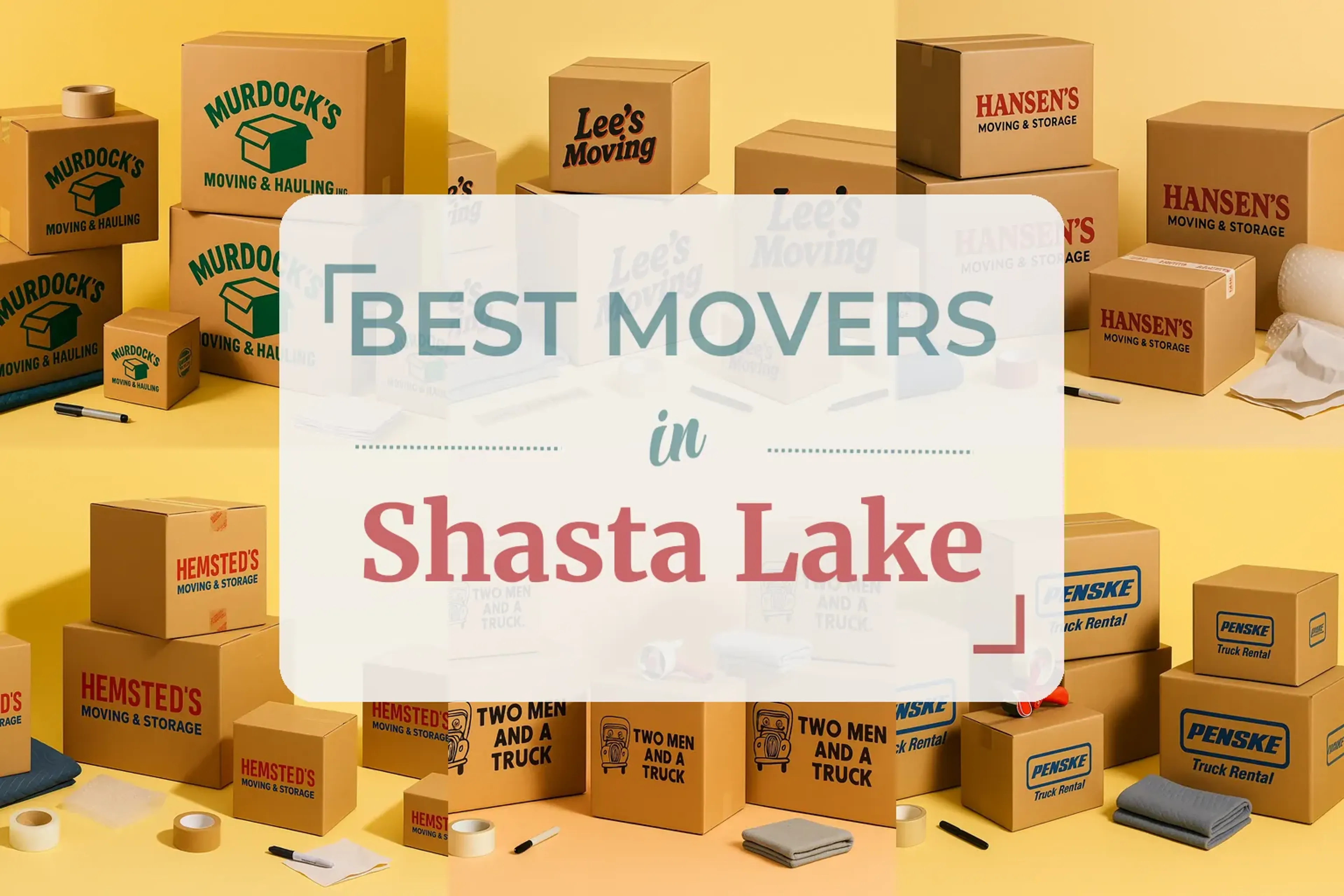 Side-by-side comparison of Shasta Lake moving companies