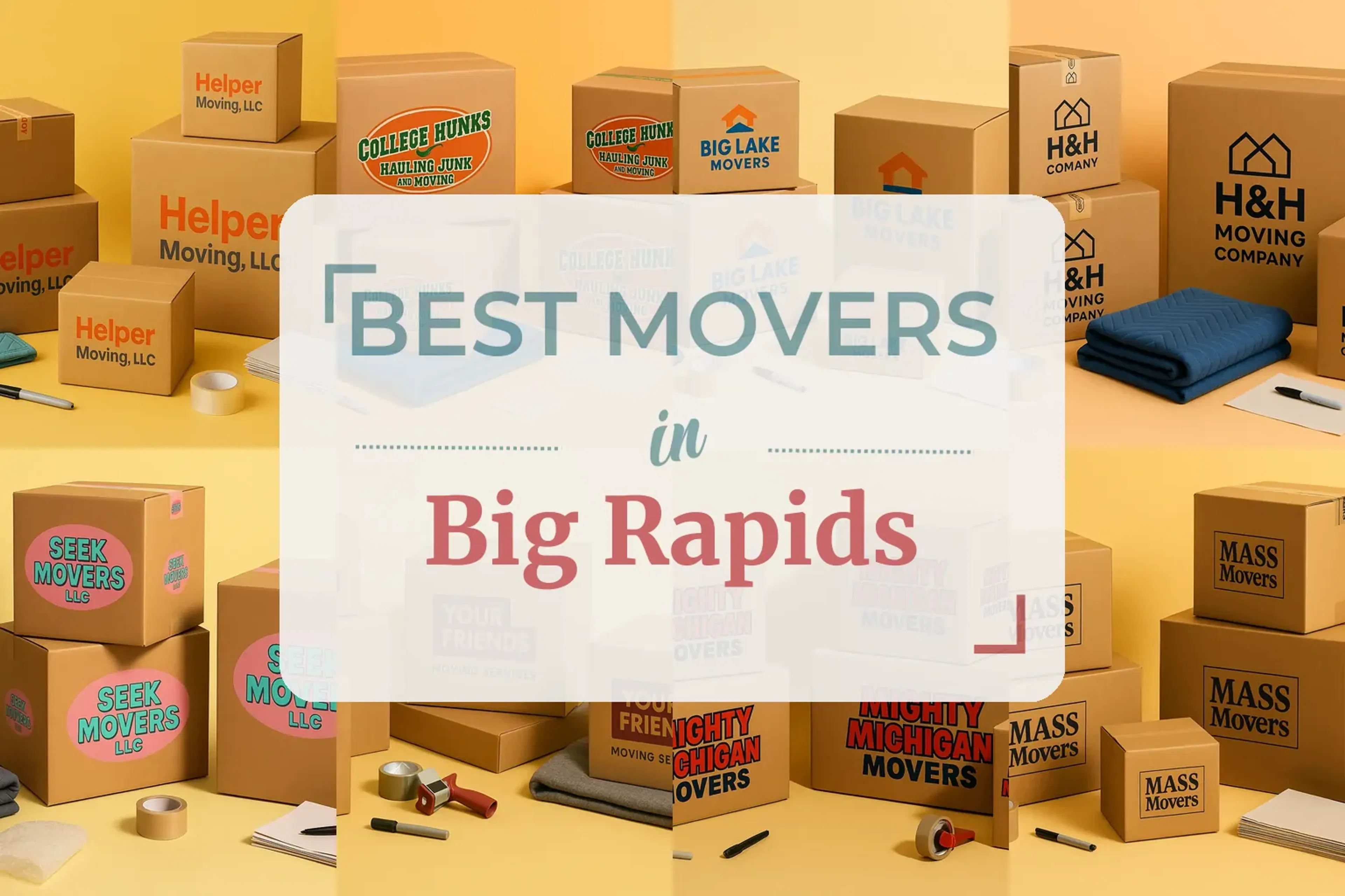 Side-by-side comparison of Big Rapids moving companies