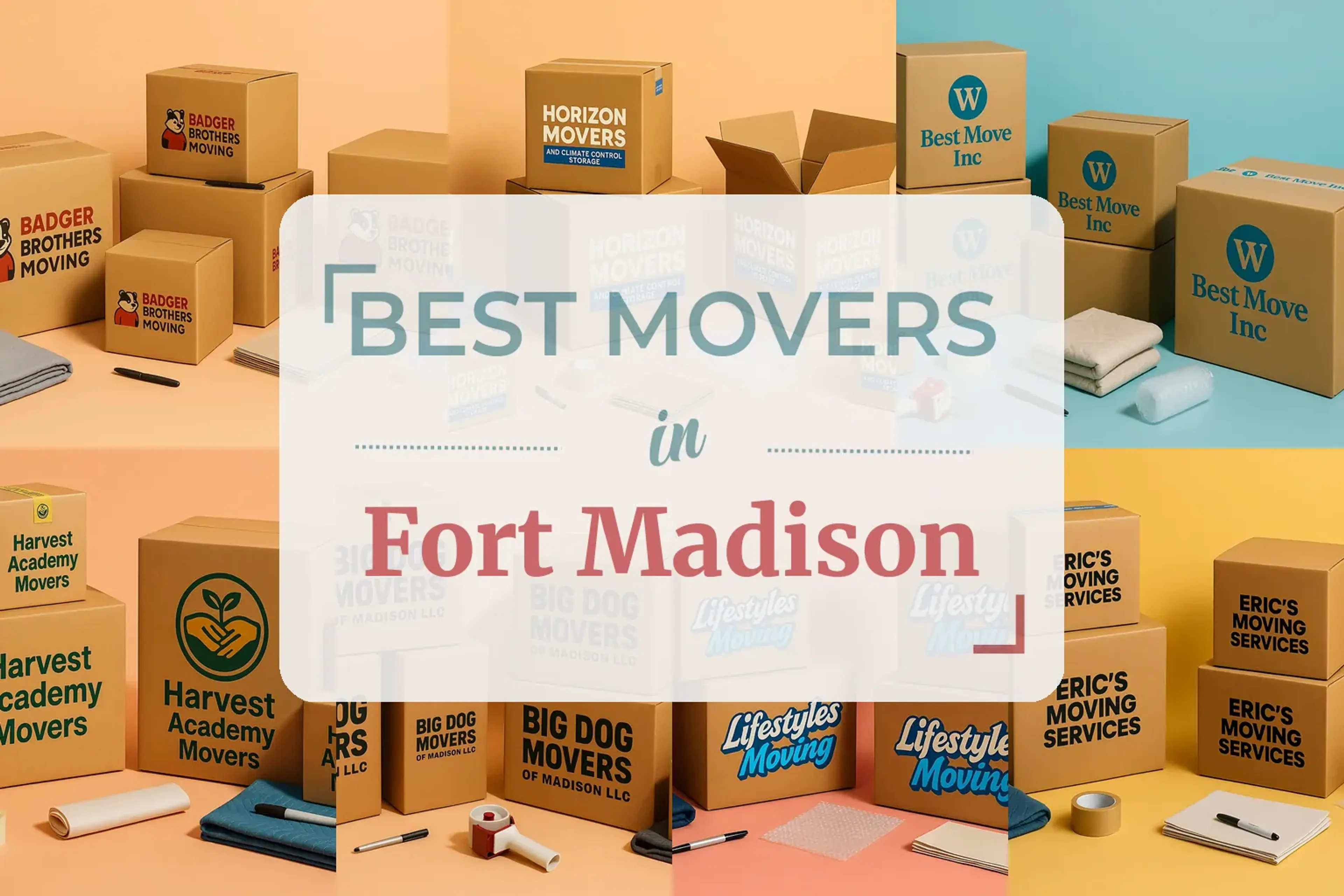 Side-by-side comparison of Fort Madison moving companies