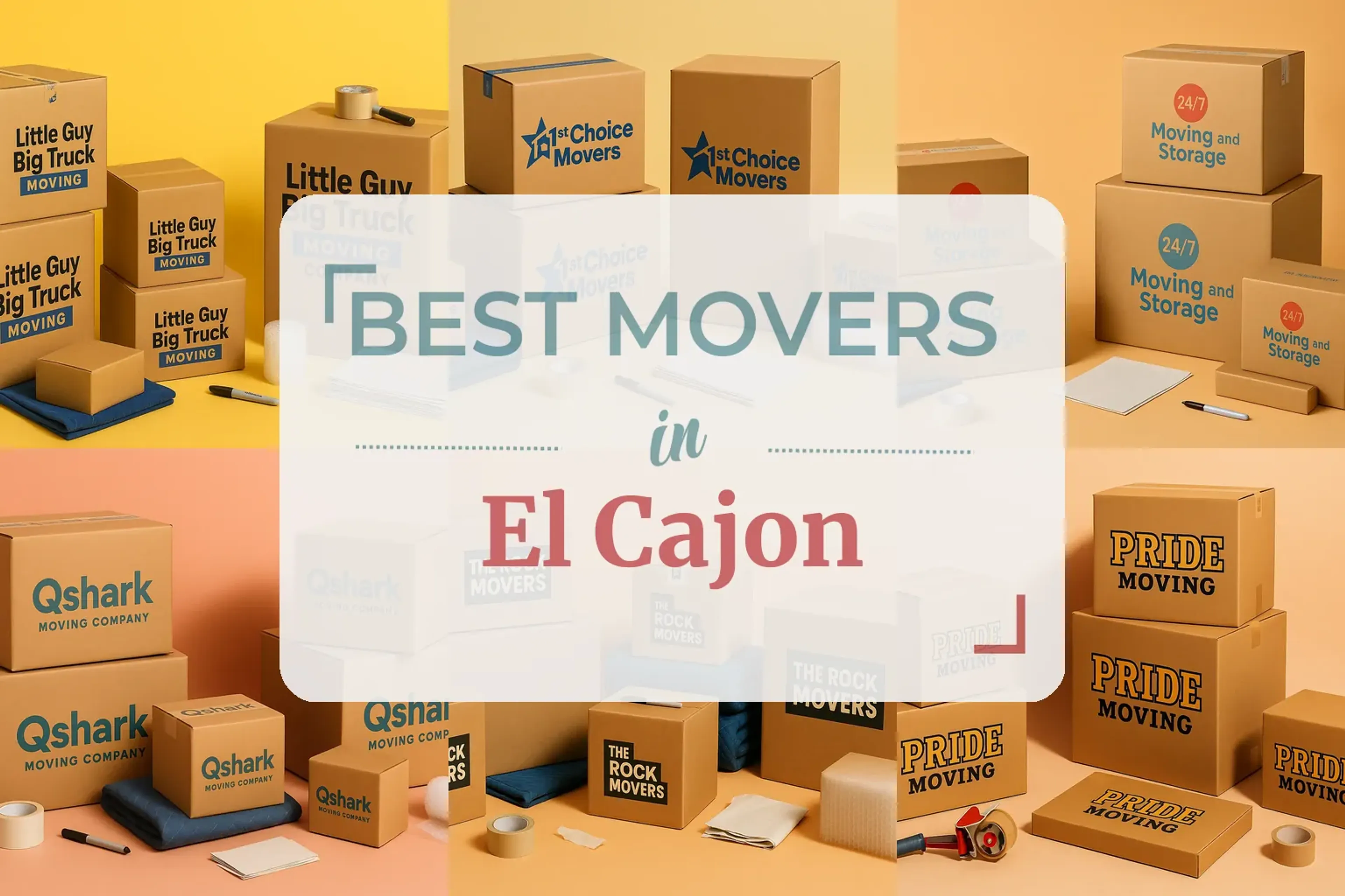 Side-by-side comparison of El Cajon moving companies