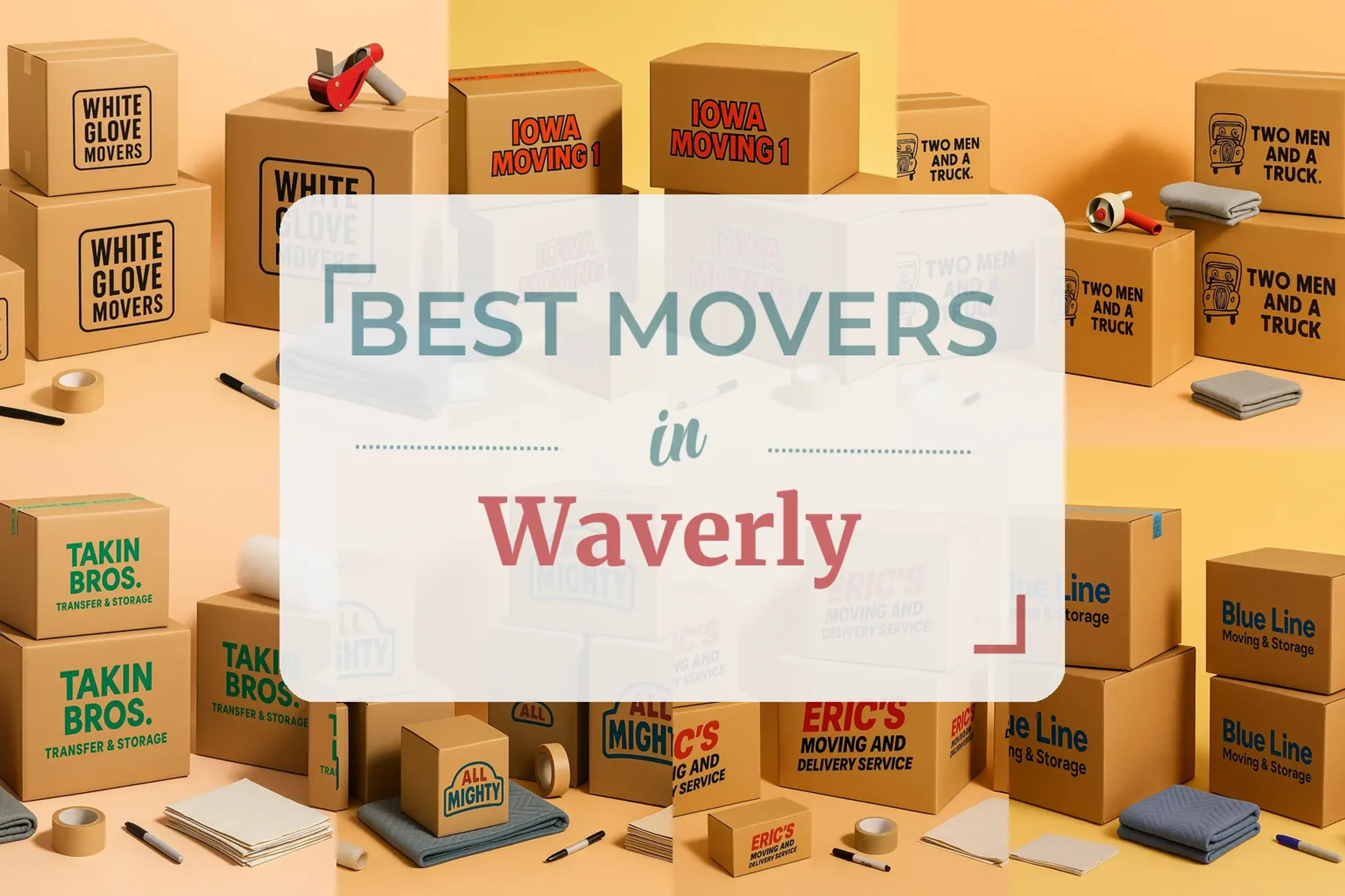 Side-by-side comparison of Waverly moving companies