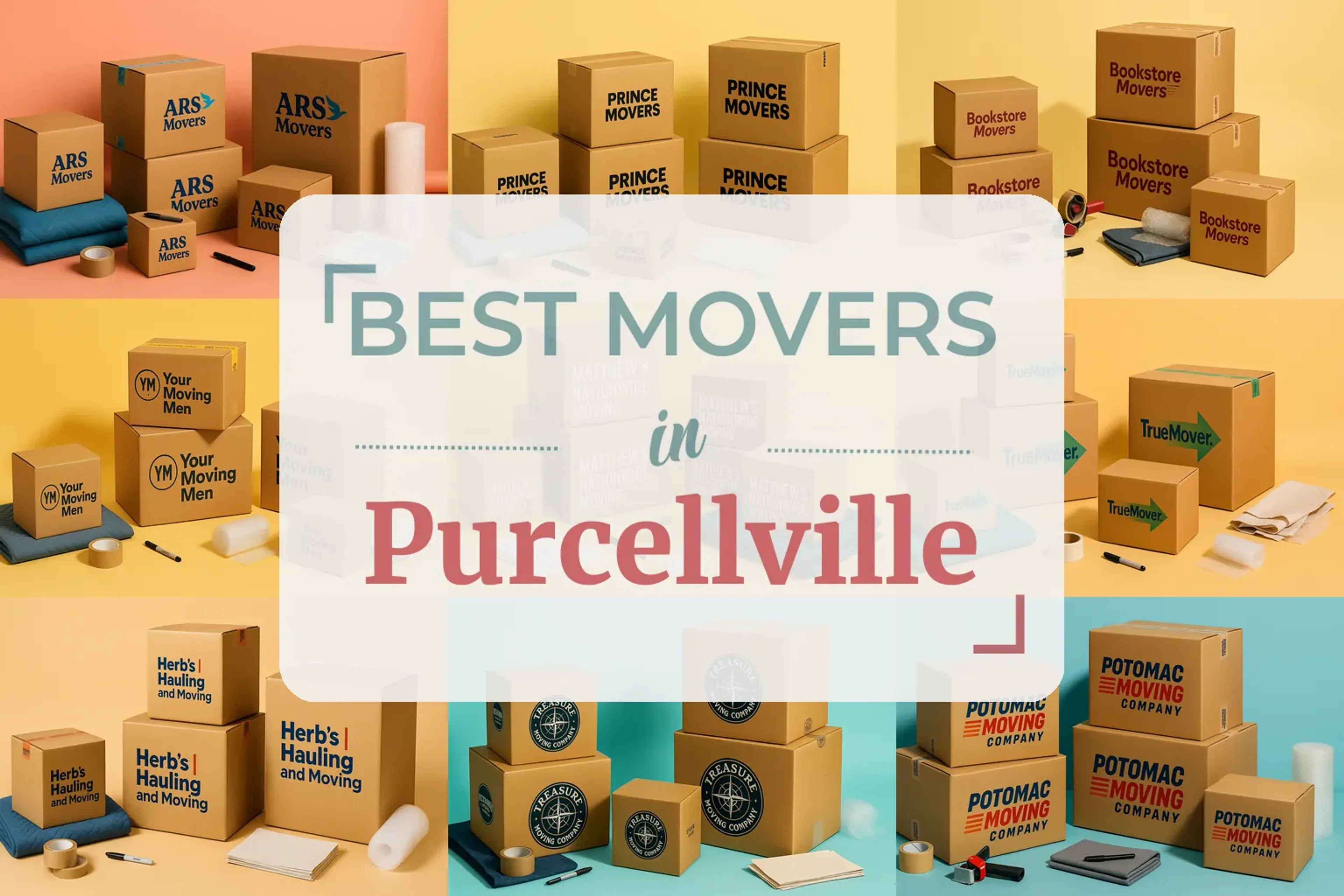 Side-by-side comparison of Purcellville moving companies