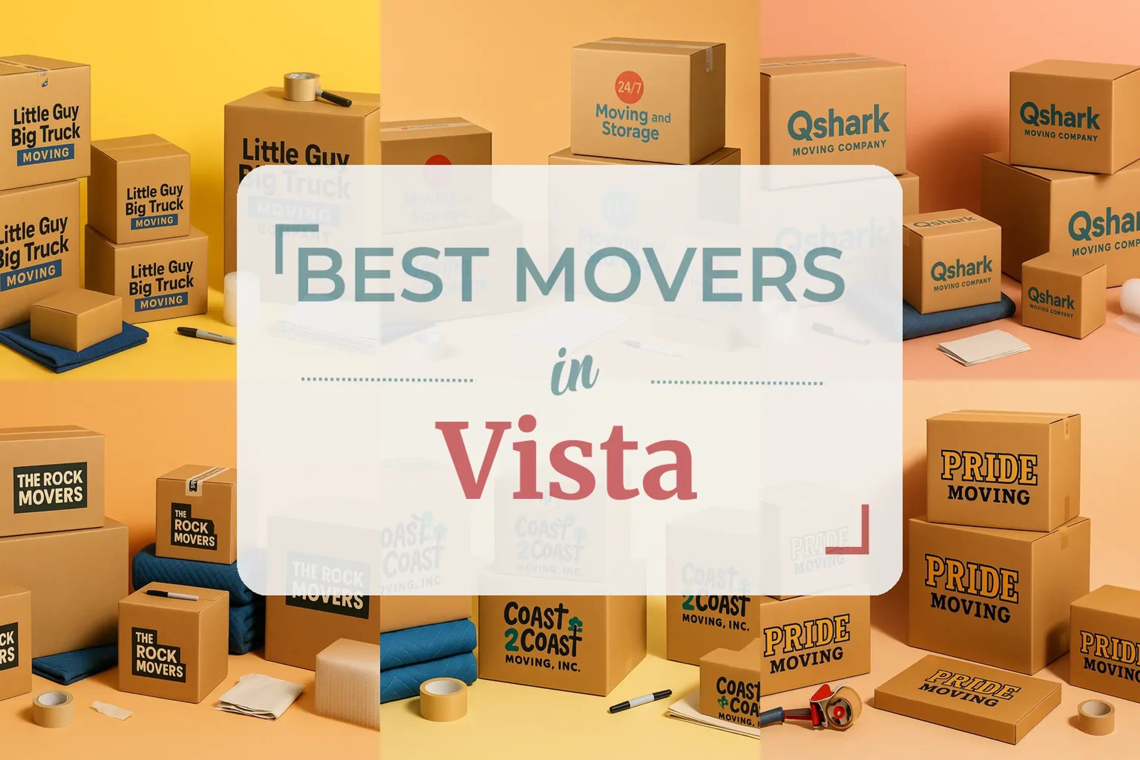 Side-by-side comparison of Vista moving companies