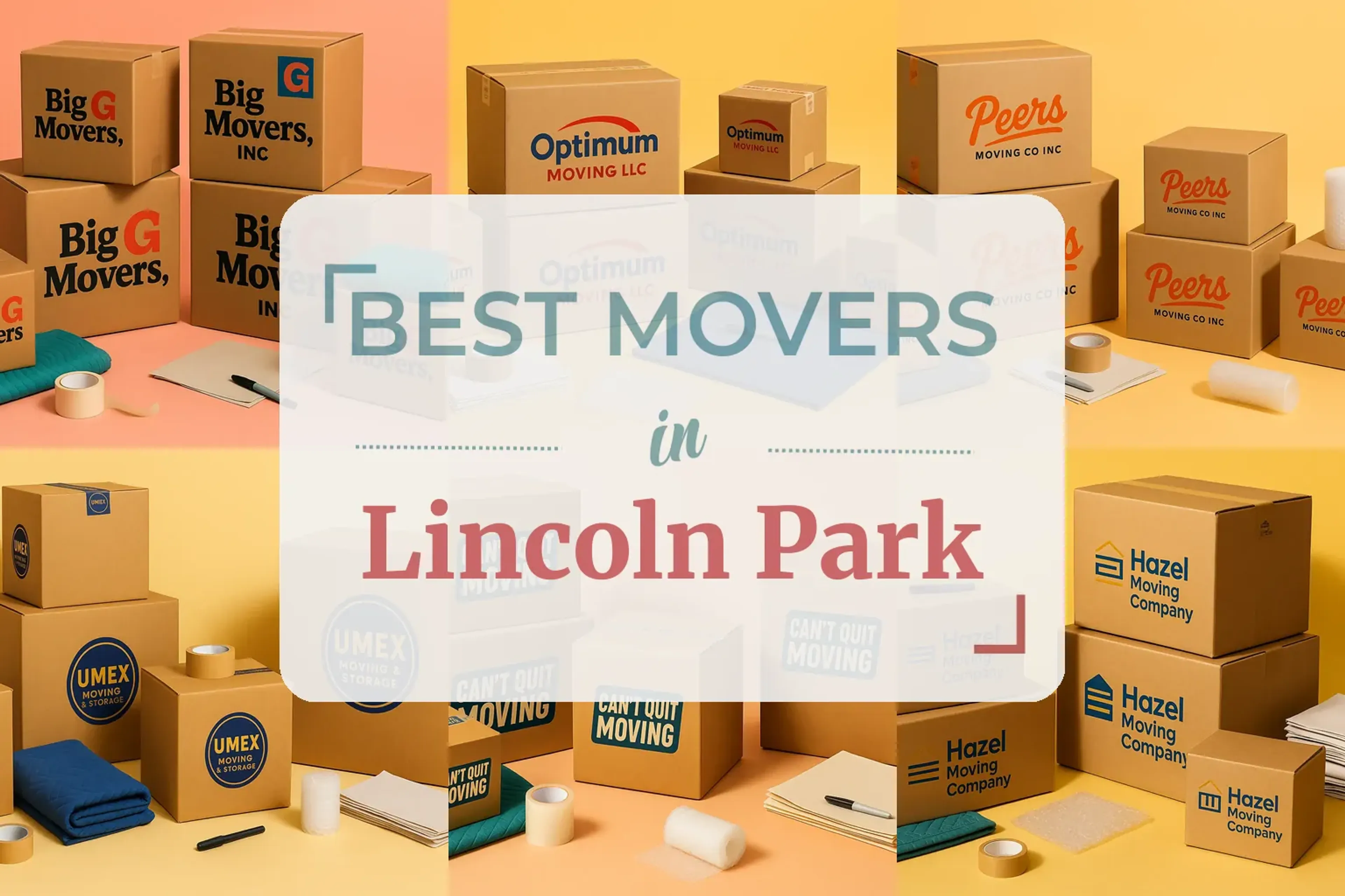 Side-by-side comparison of Lincoln Park moving companies