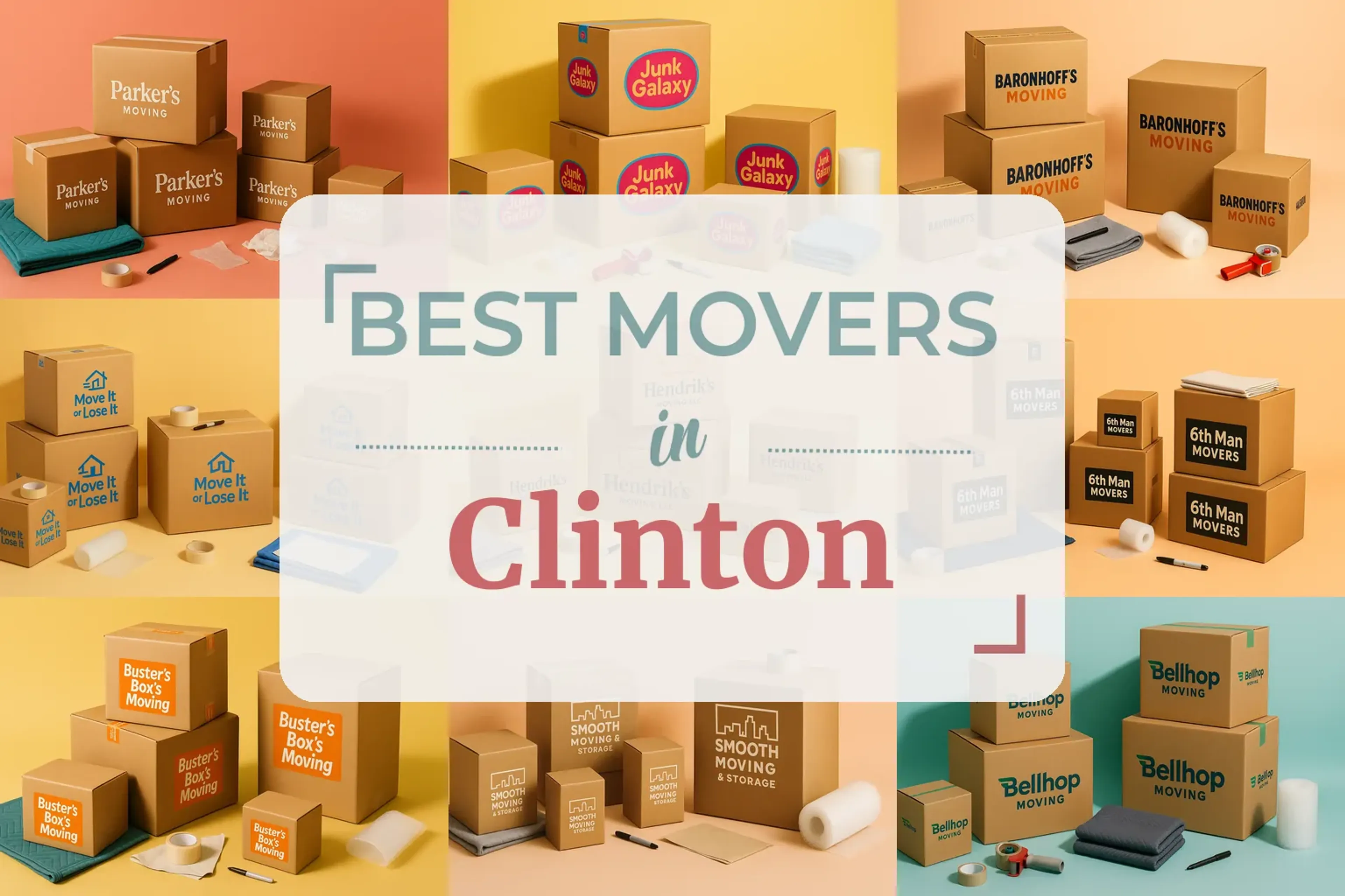 Side-by-side comparison of Clinton moving companies