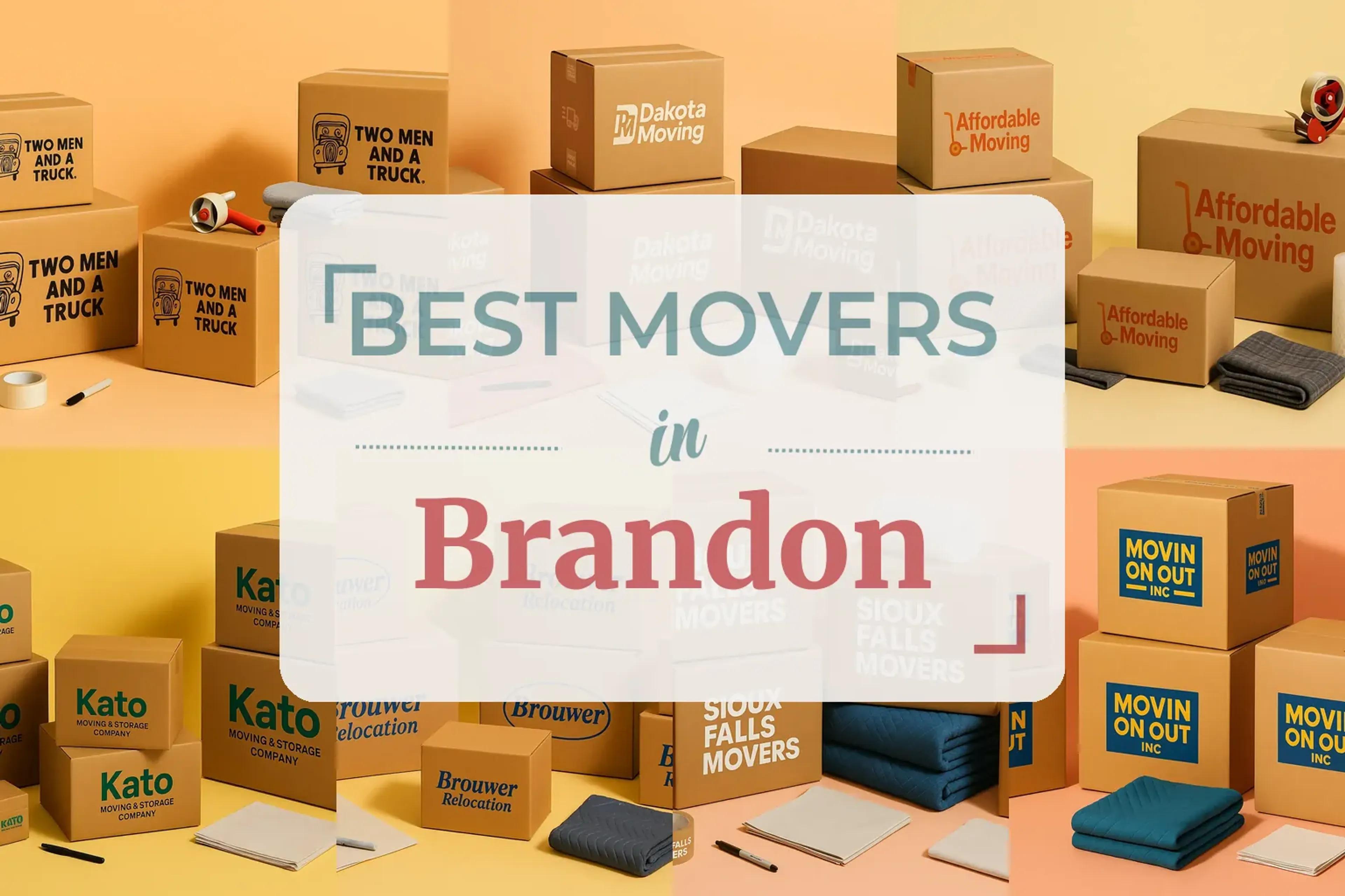 Side-by-side comparison of Brandon moving companies