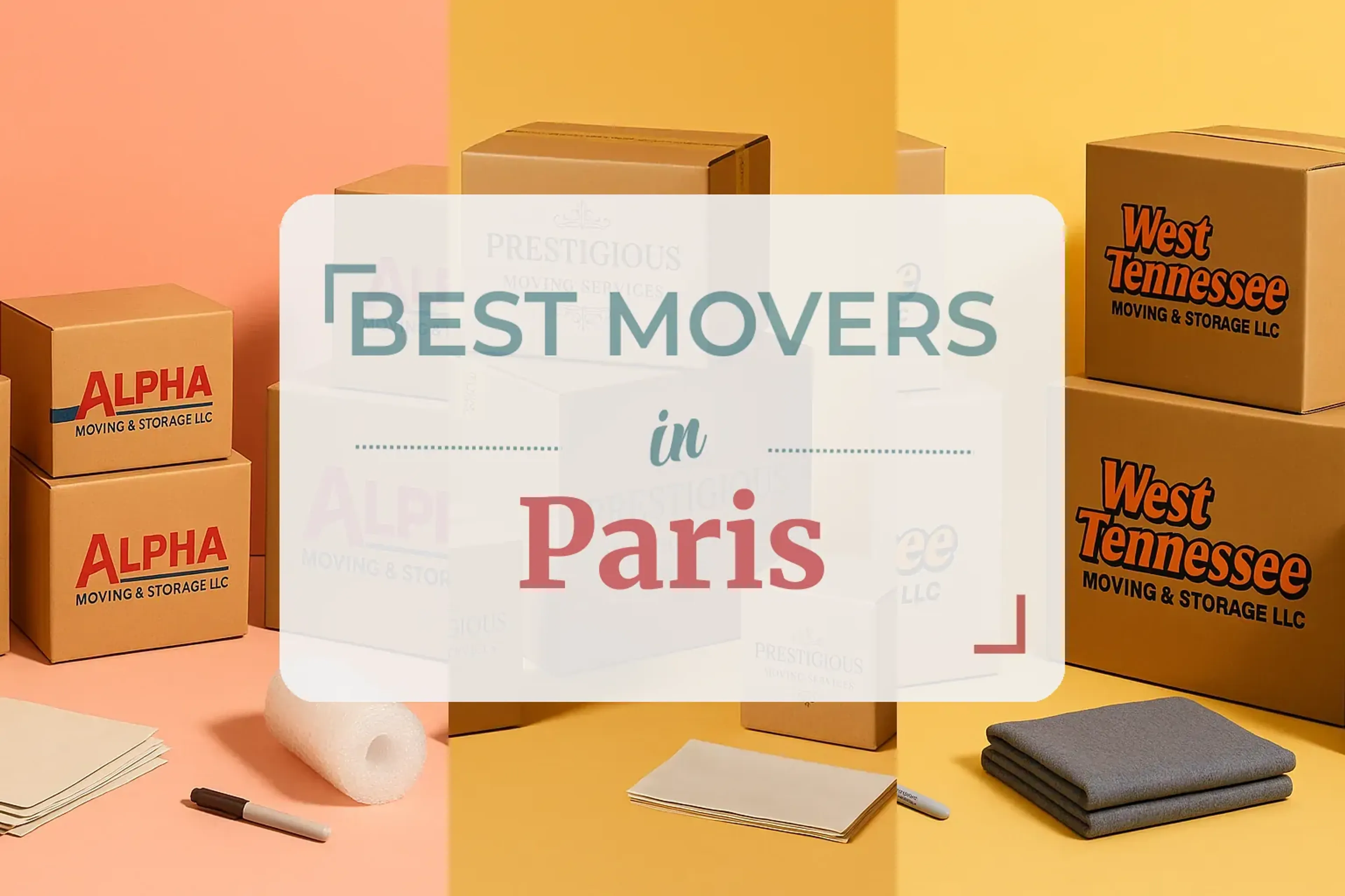 Side-by-side comparison of Paris moving companies