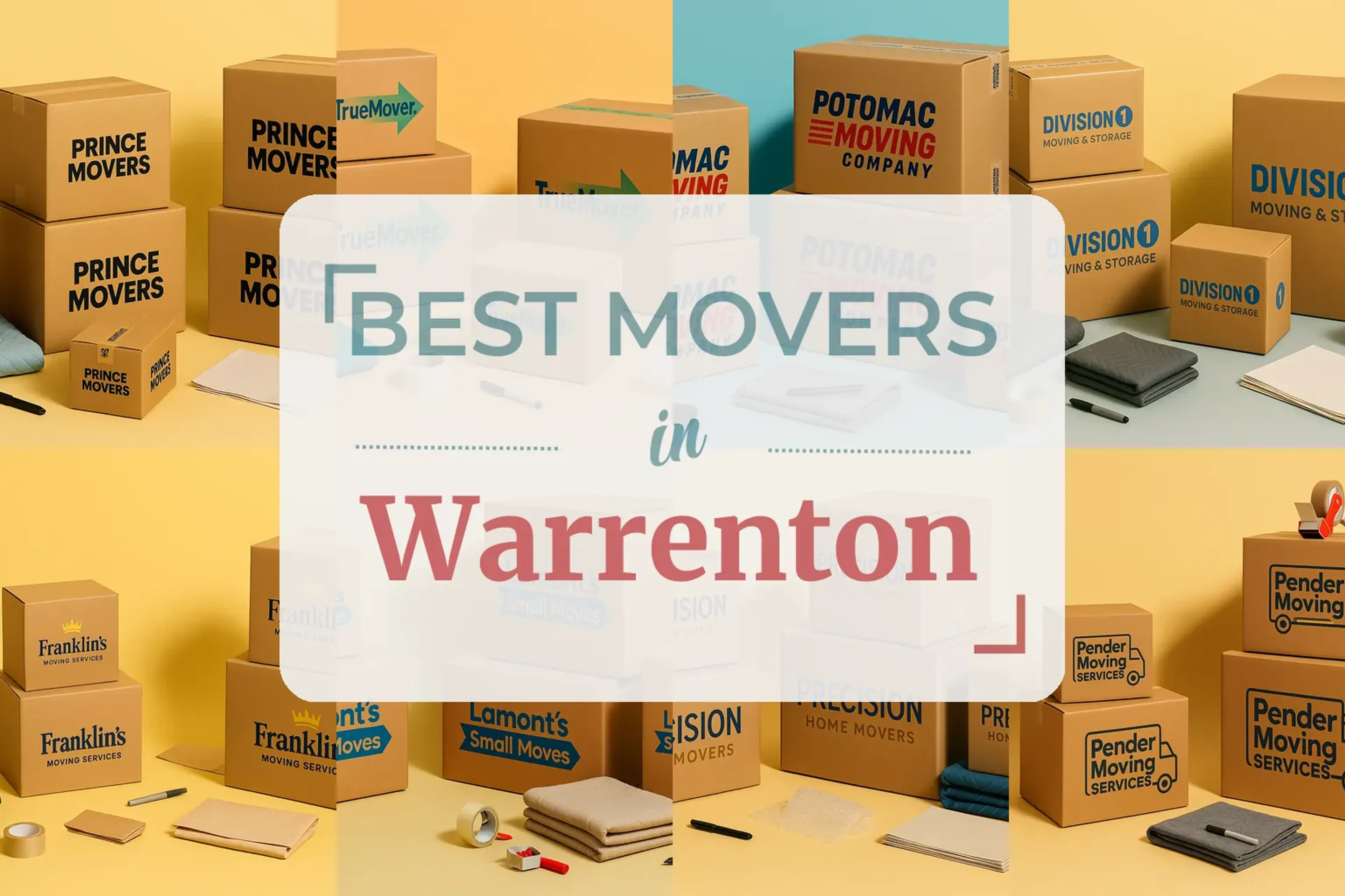Side-by-side comparison of Warrenton moving companies