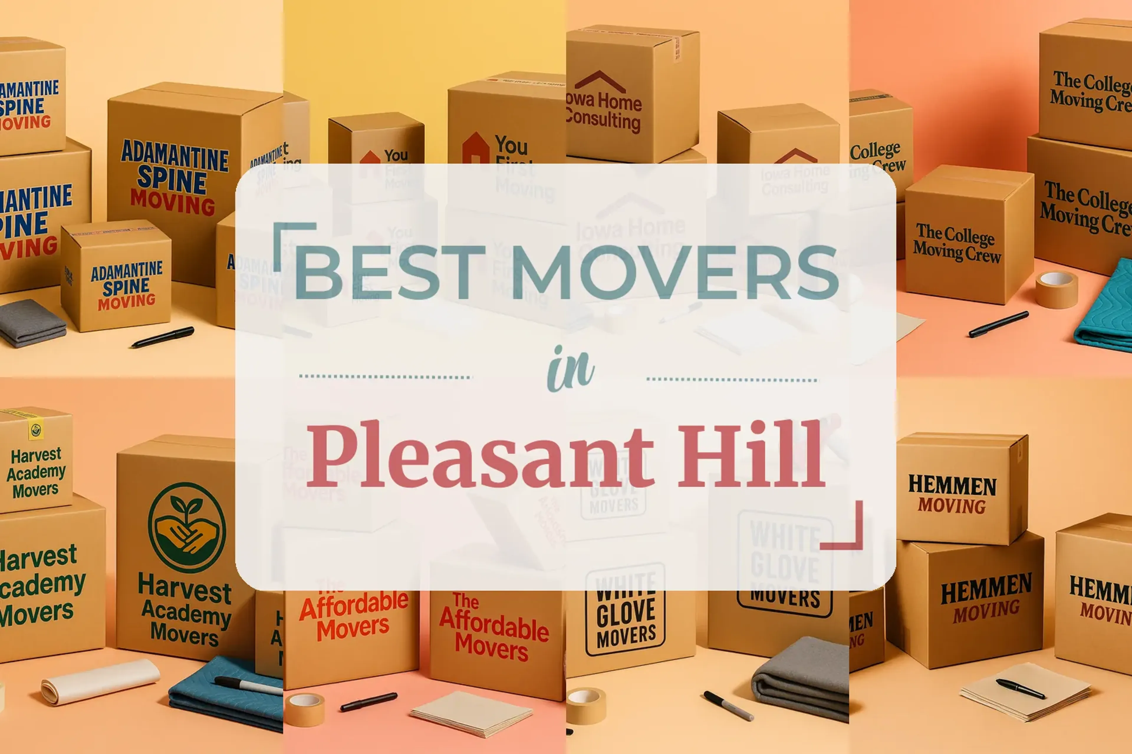 Side-by-side comparison of Pleasant Hill moving companies