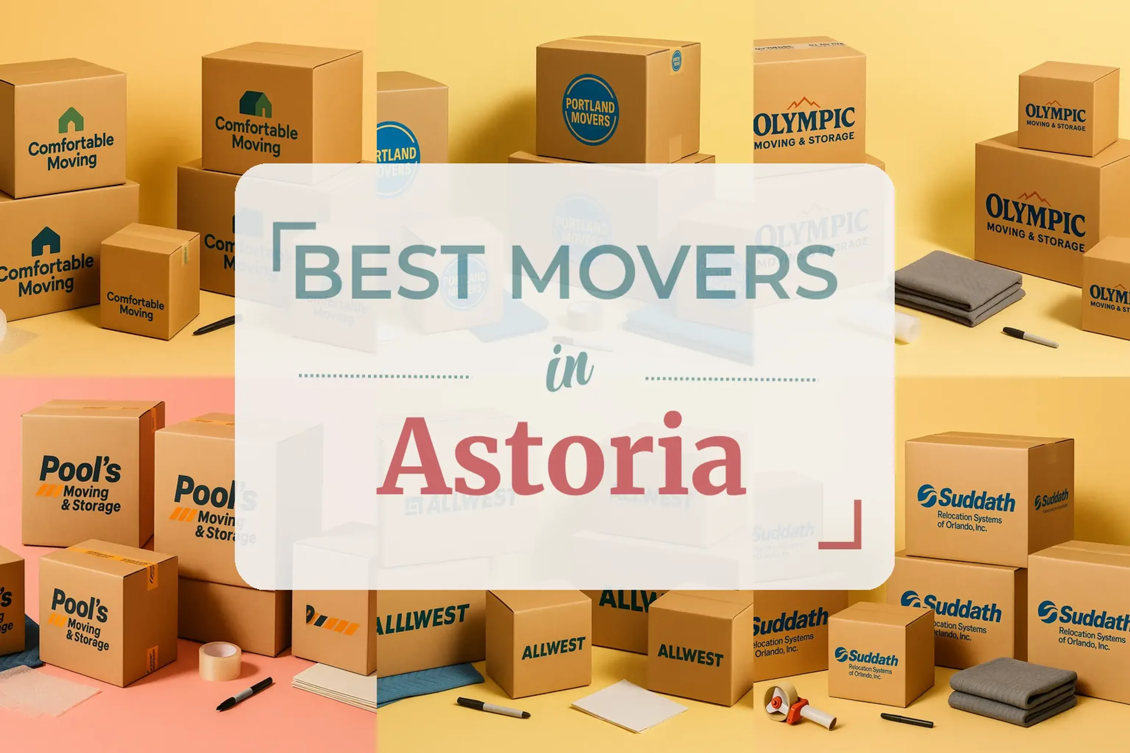 Side-by-side comparison of Astoria moving companies