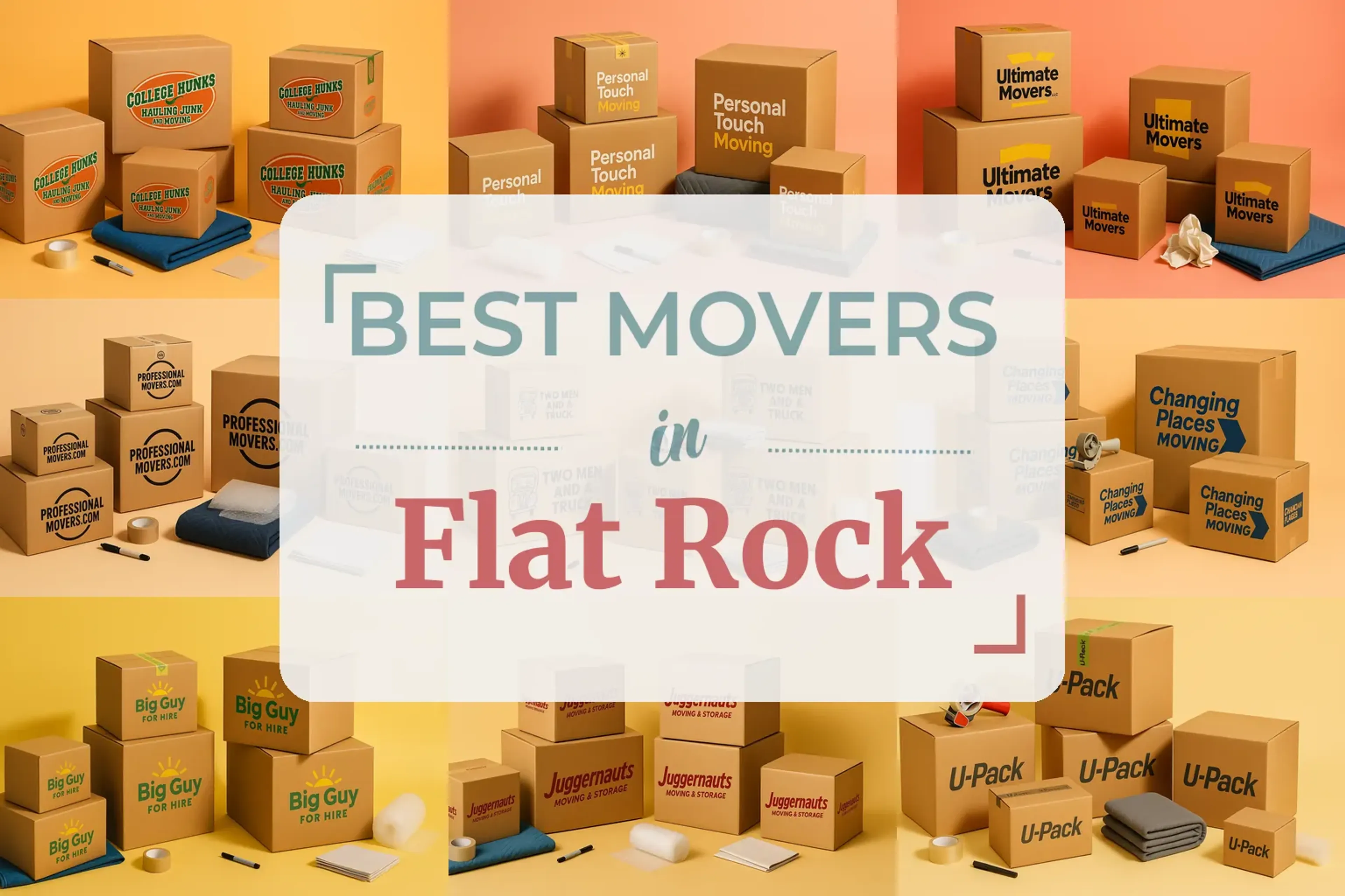 Side-by-side comparison of Flat Rock moving companies