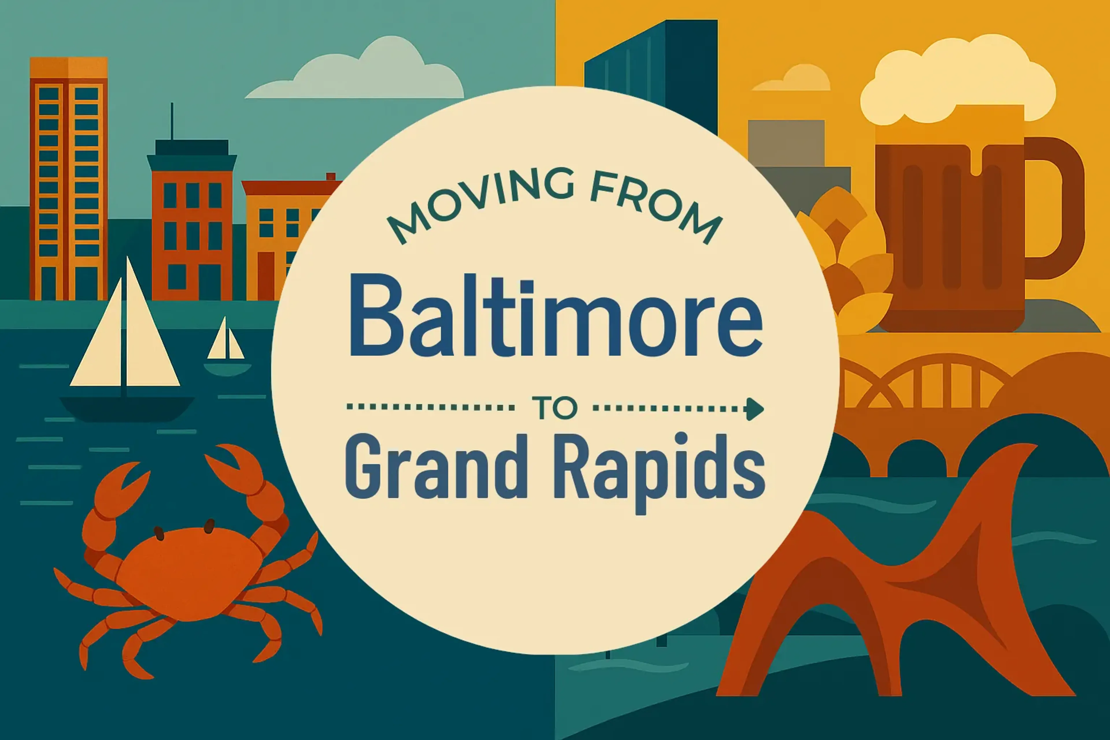 Side-by-side comparison of Baltimore to Grand Rapids moving companies