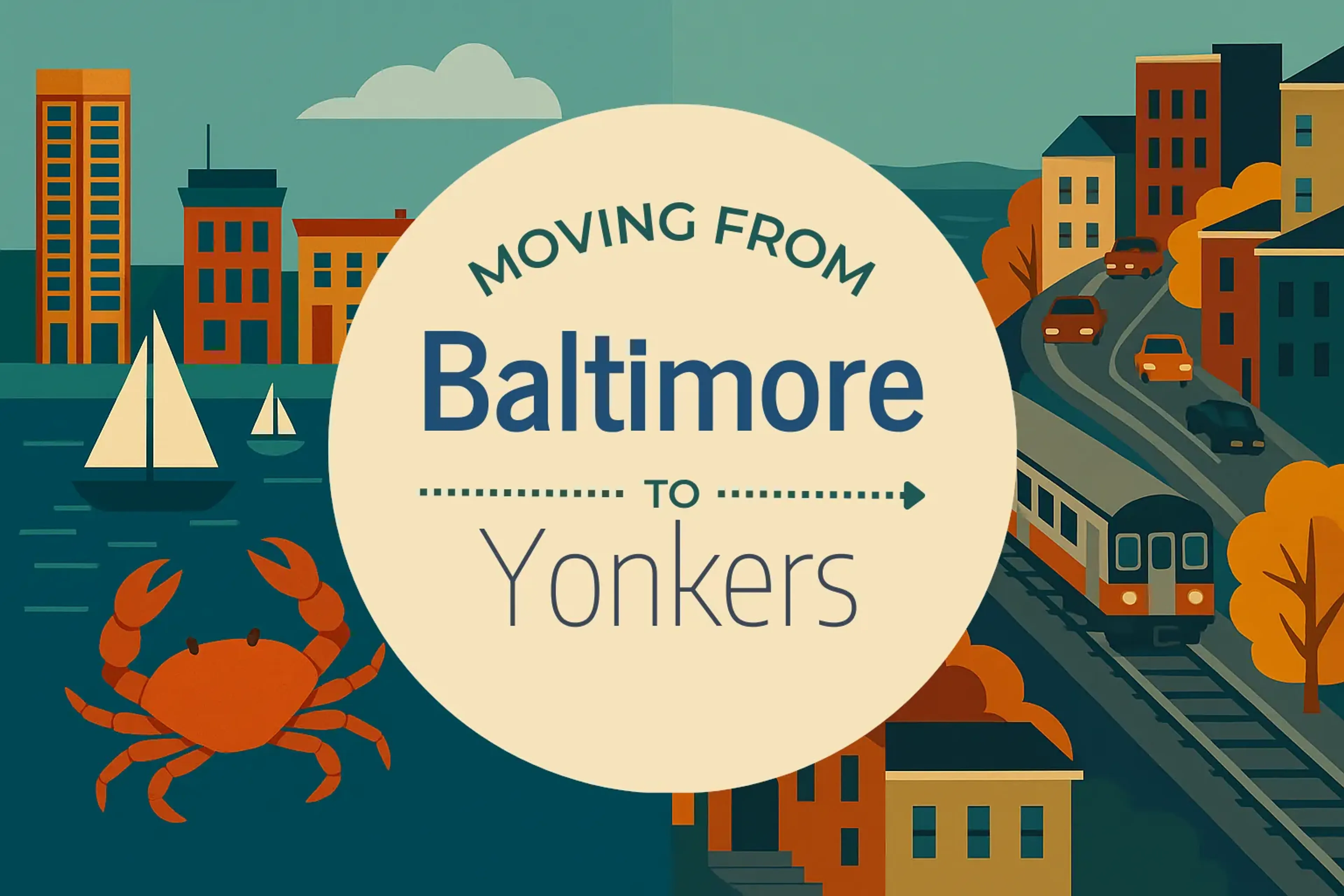 Side-by-side comparison of Baltimore to Yonkers moving companies