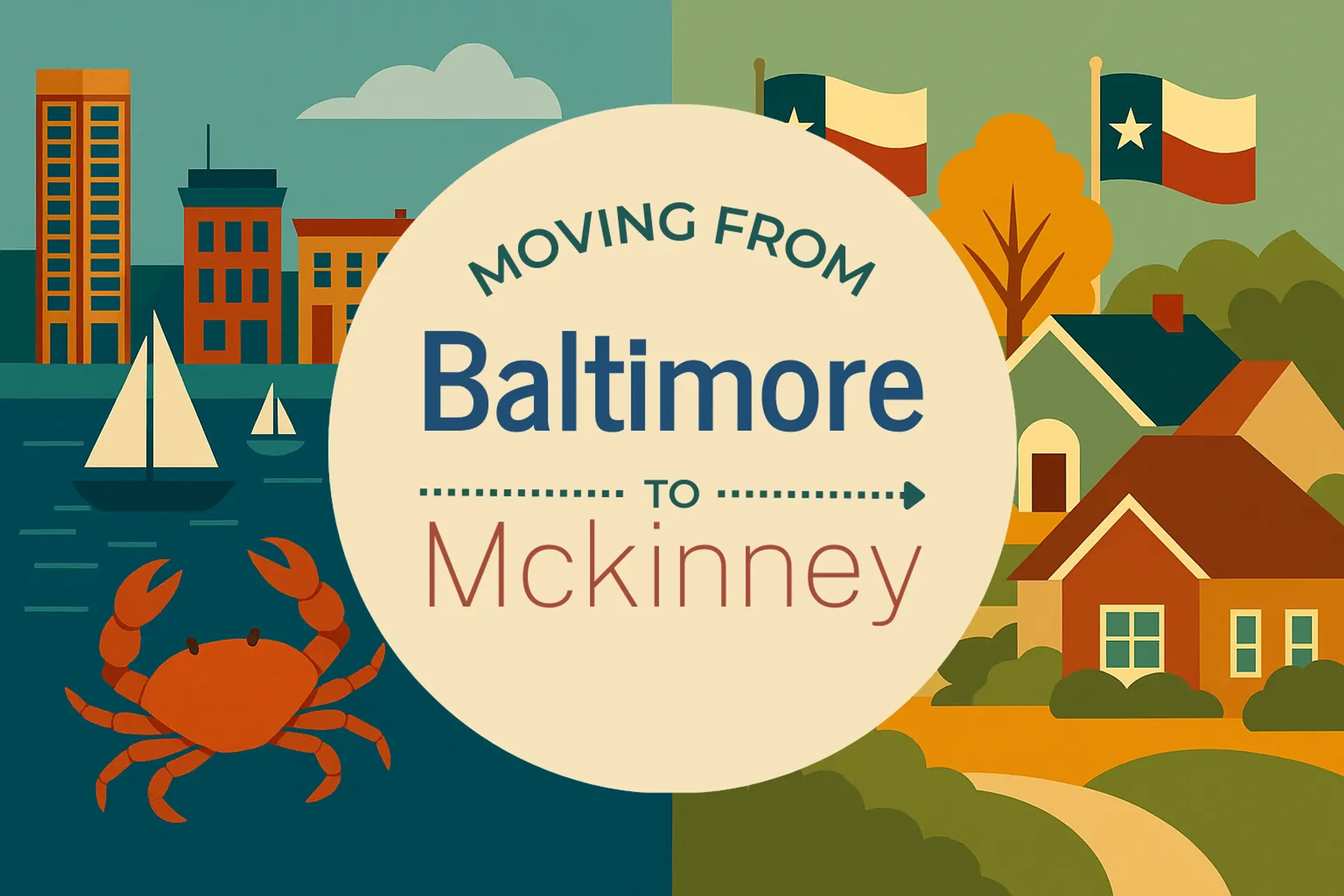Side-by-side comparison of Baltimore to Mckinney moving companies