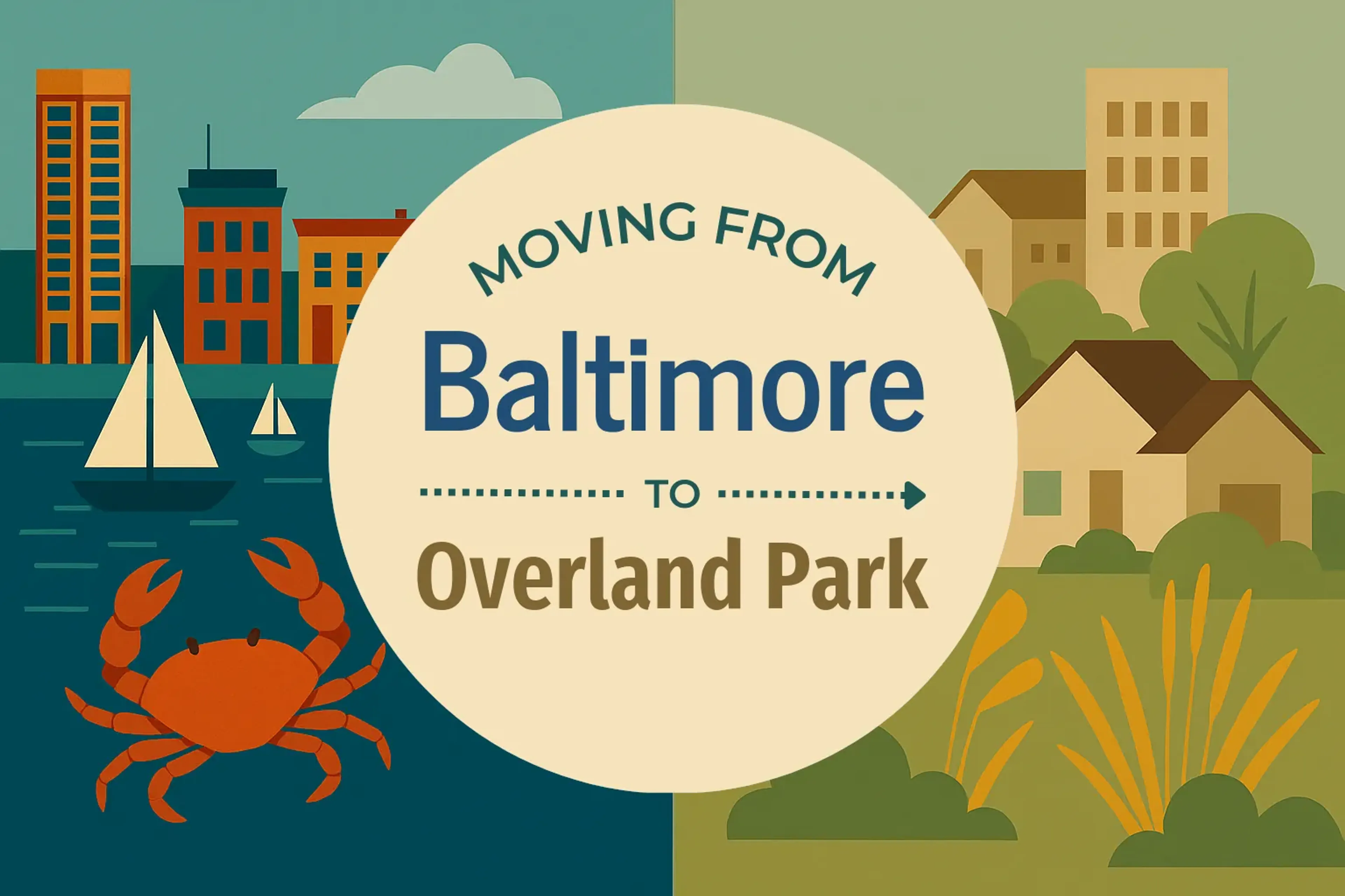 Side-by-side comparison of Baltimore to Overland Park moving companies