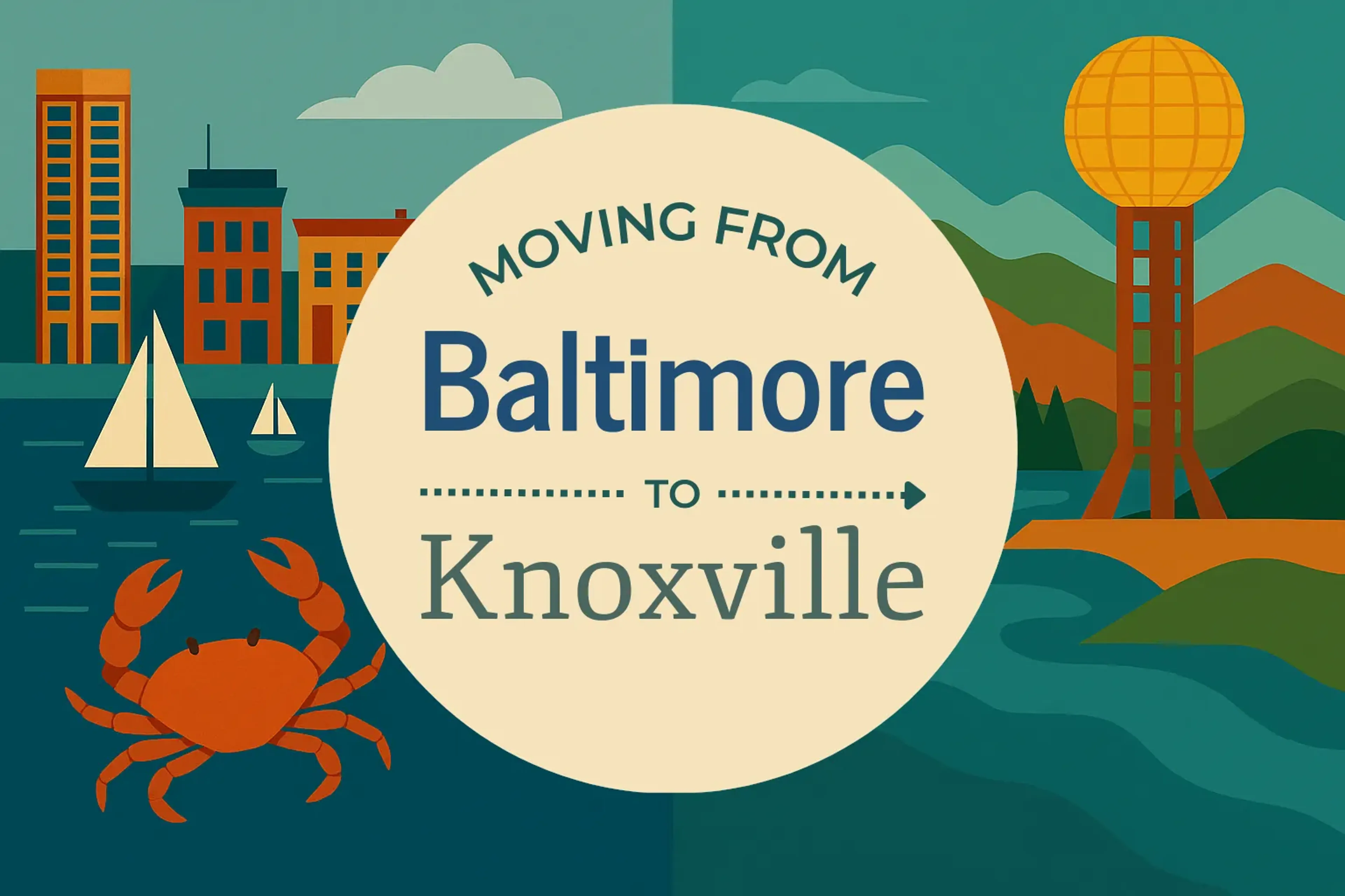 Side-by-side comparison of Baltimore to Knoxville moving companies