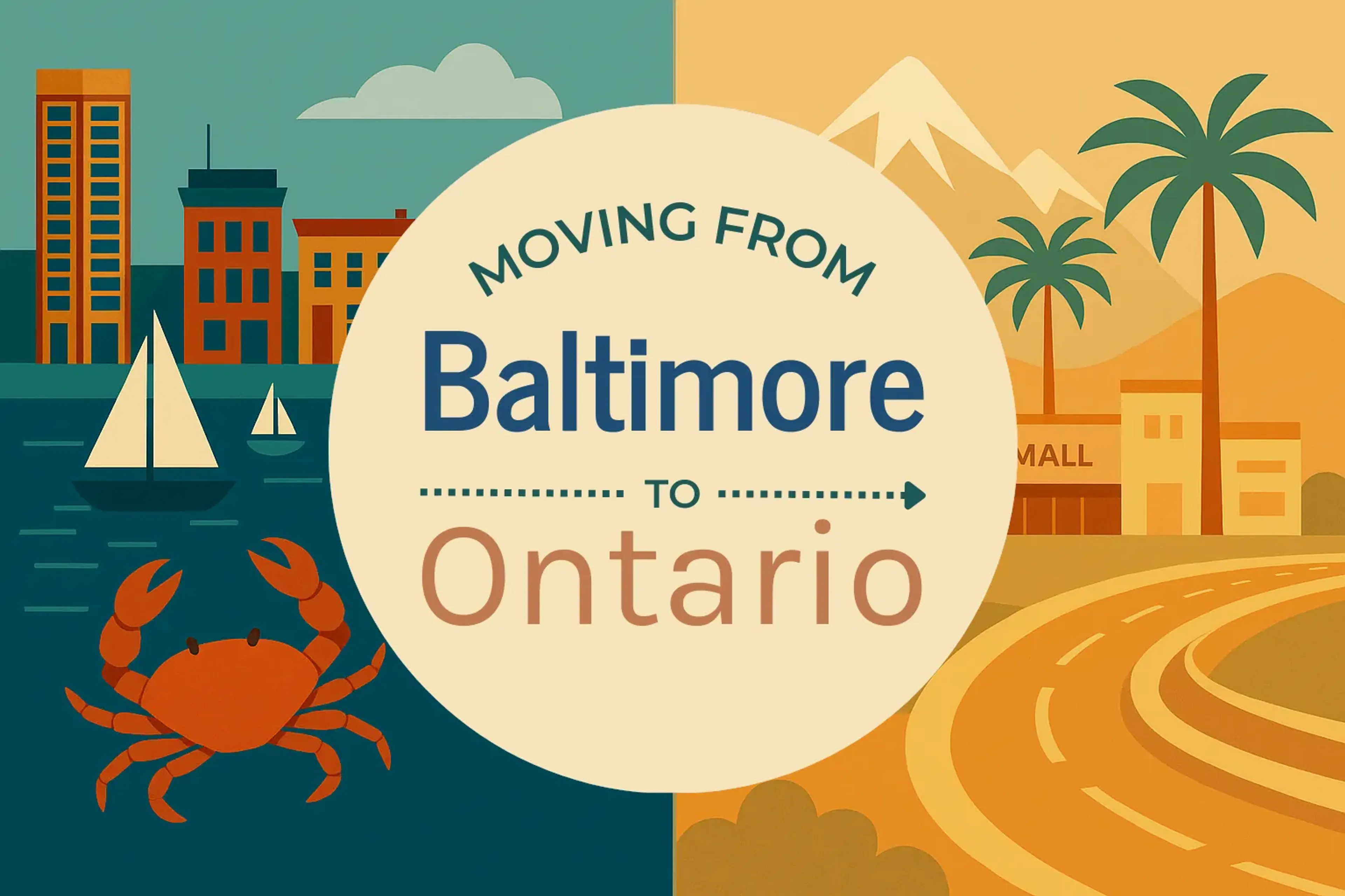 Side-by-side comparison of Baltimore to Ontario moving companies
