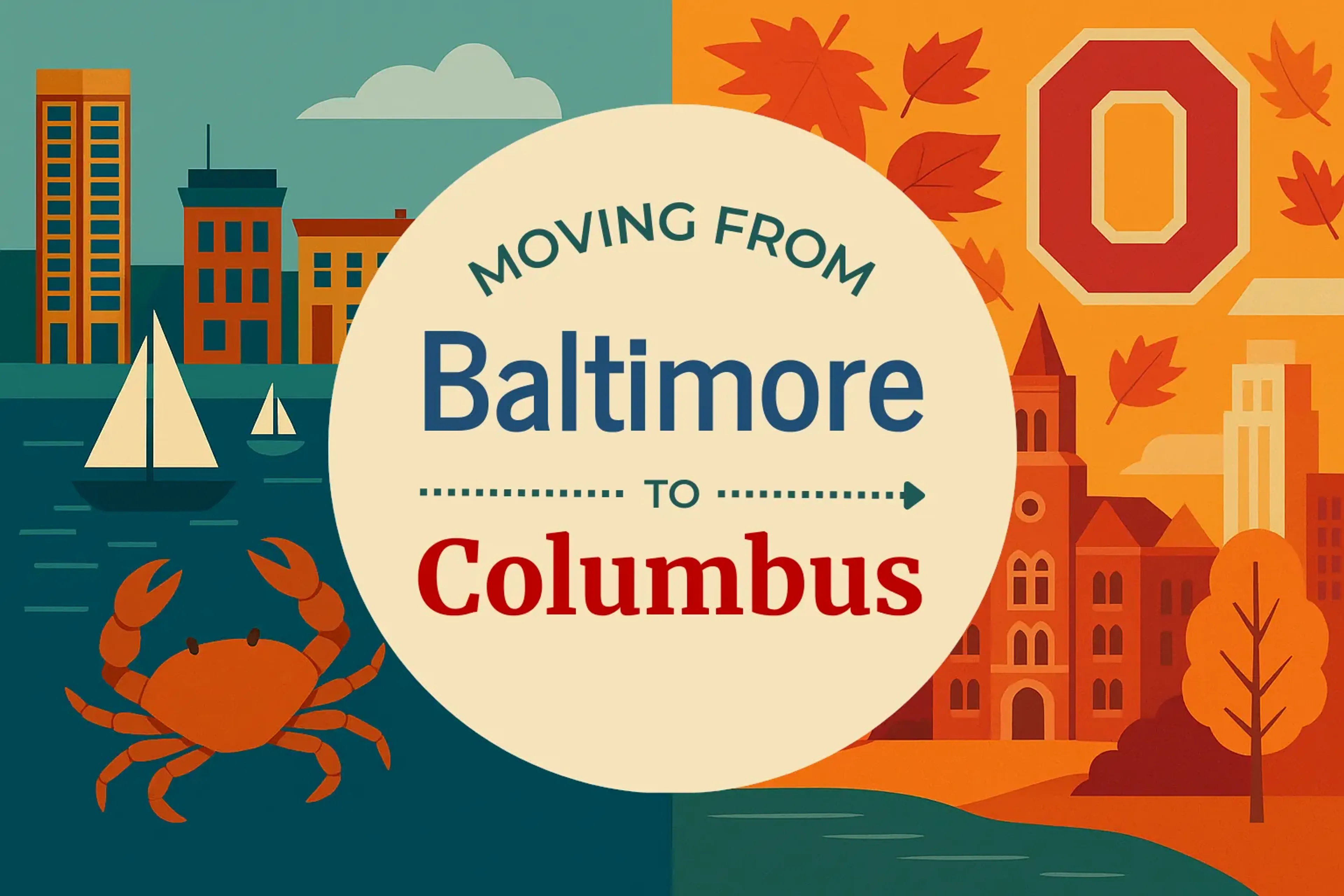Side-by-side comparison of Baltimore to Columbus moving companies