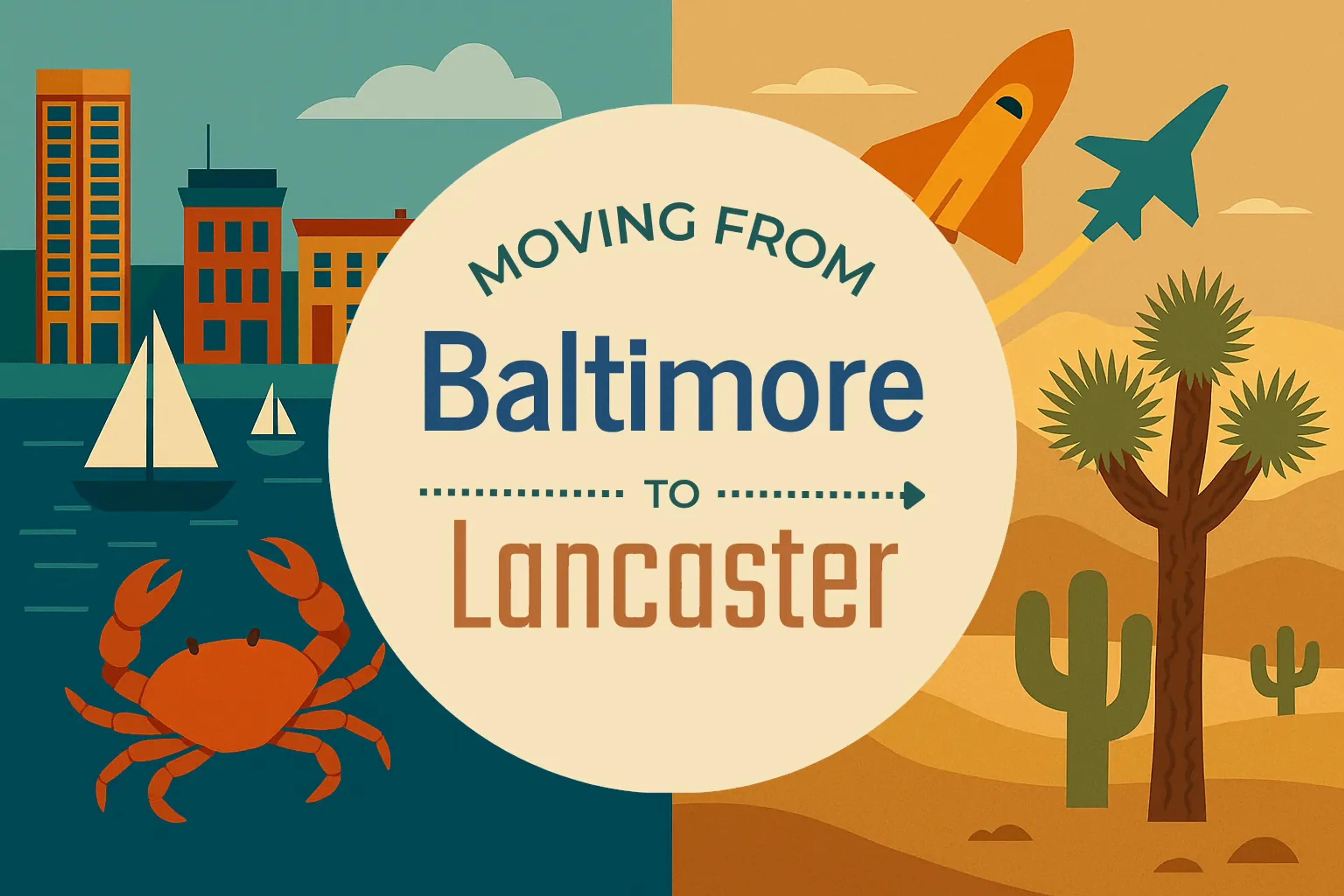 Side-by-side comparison of Baltimore to Lancaster moving companies