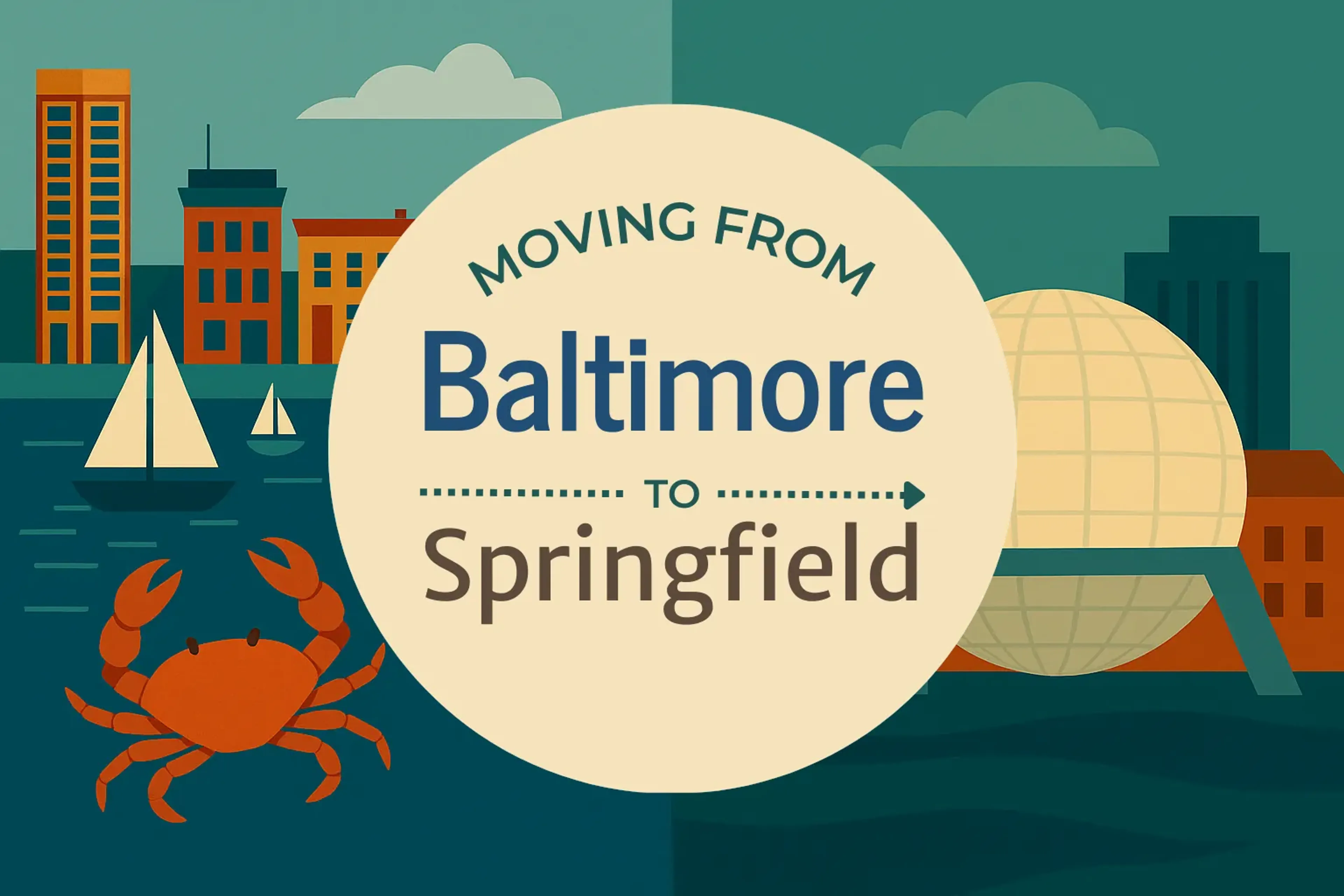 Side-by-side comparison of Baltimore to Springfield moving companies