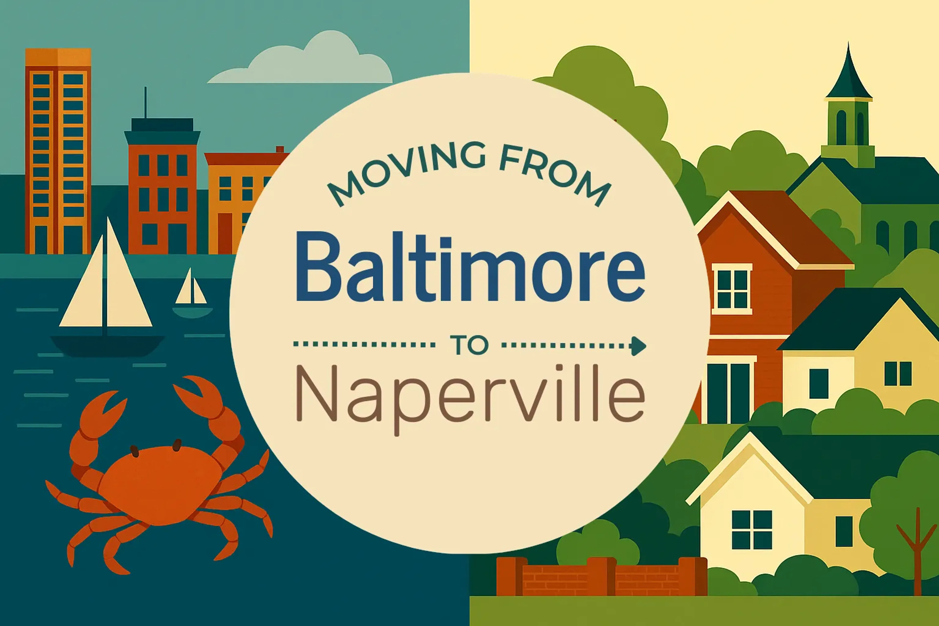 Side-by-side comparison of Baltimore to Naperville moving companies