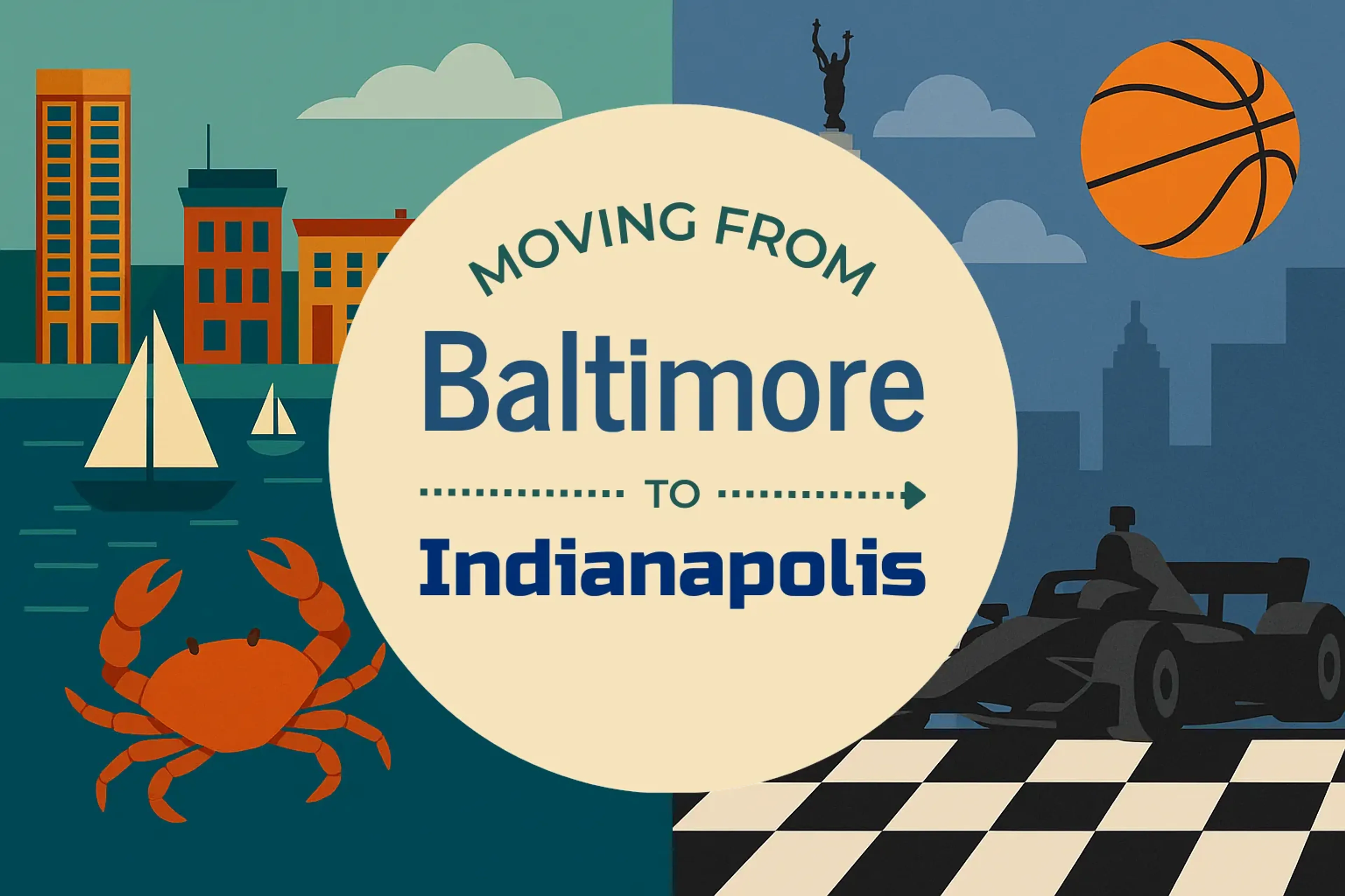 Side-by-side comparison of Baltimore to Indianapolis moving companies