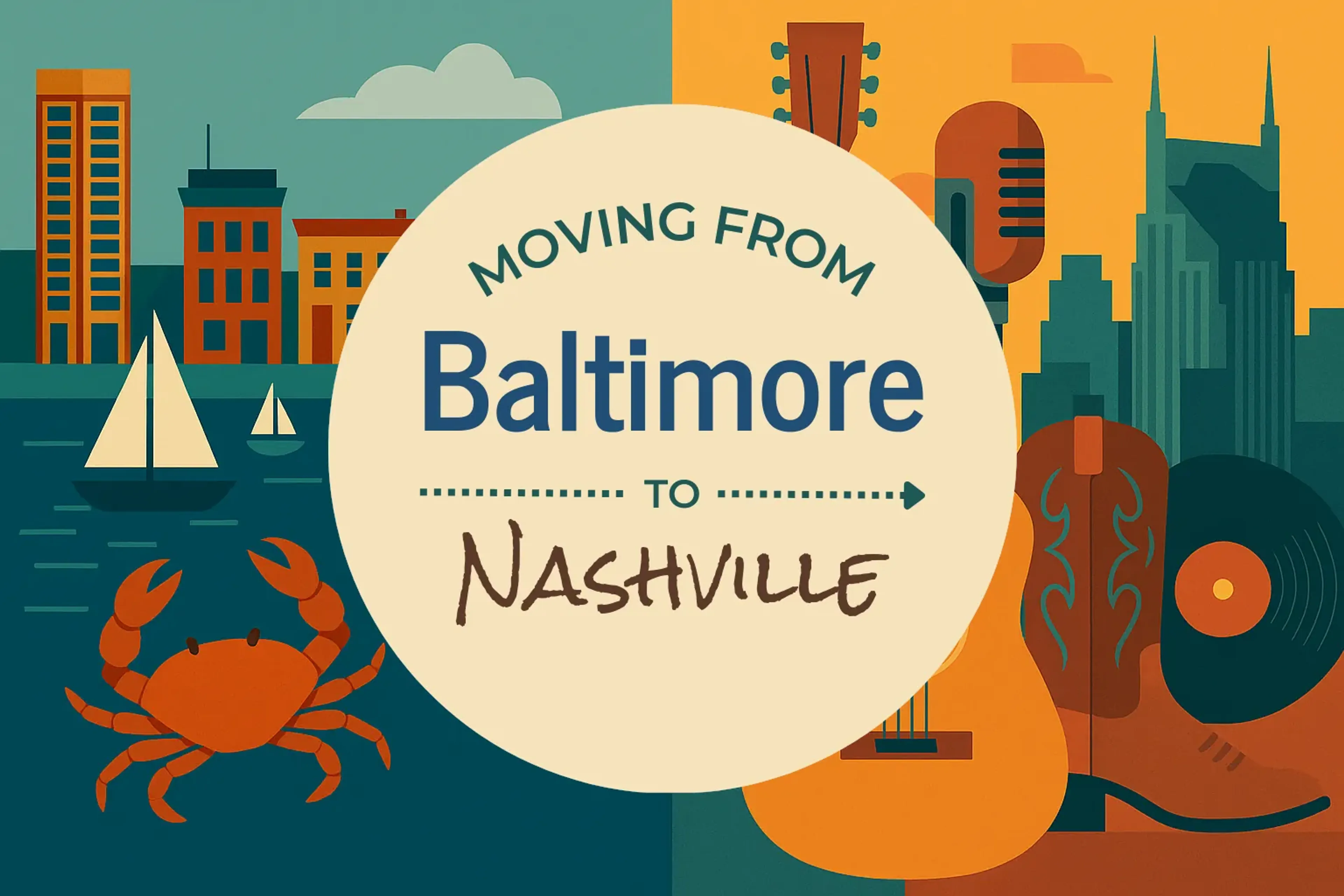 Side-by-side comparison of Baltimore to Nashville moving companies