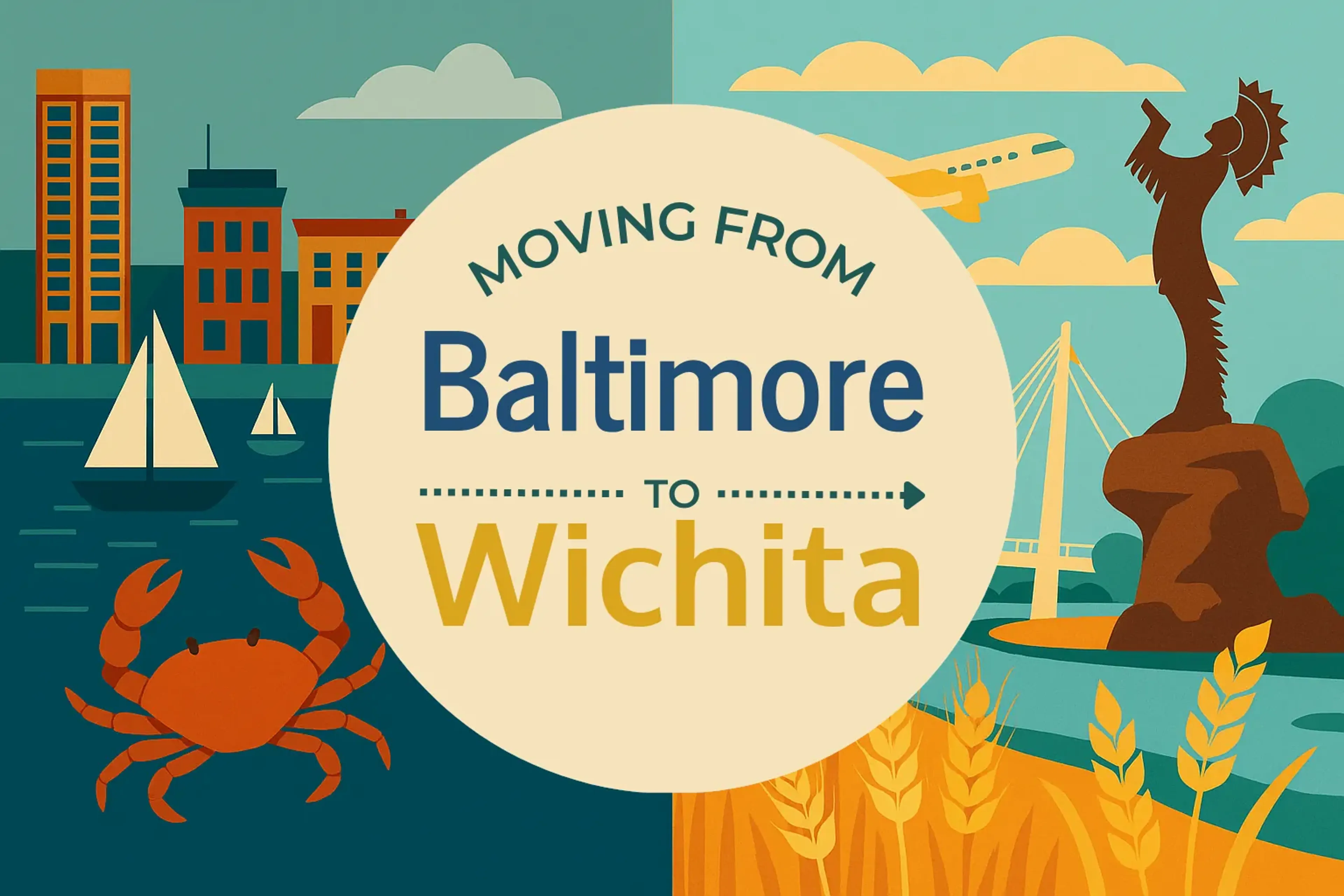 Side-by-side comparison of Baltimore to Wichita moving companies