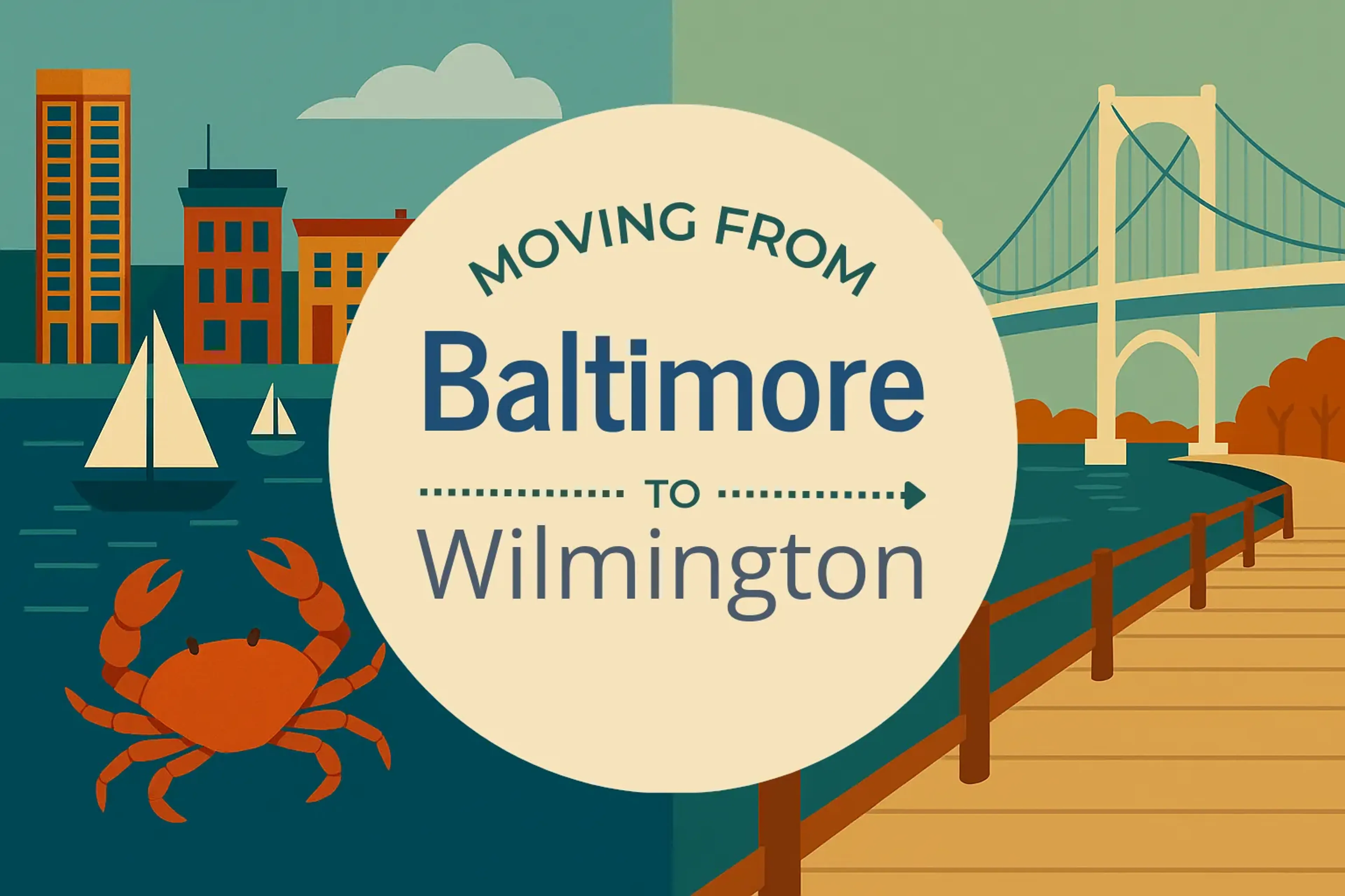 Side-by-side comparison of Baltimore to Wilmington moving companies