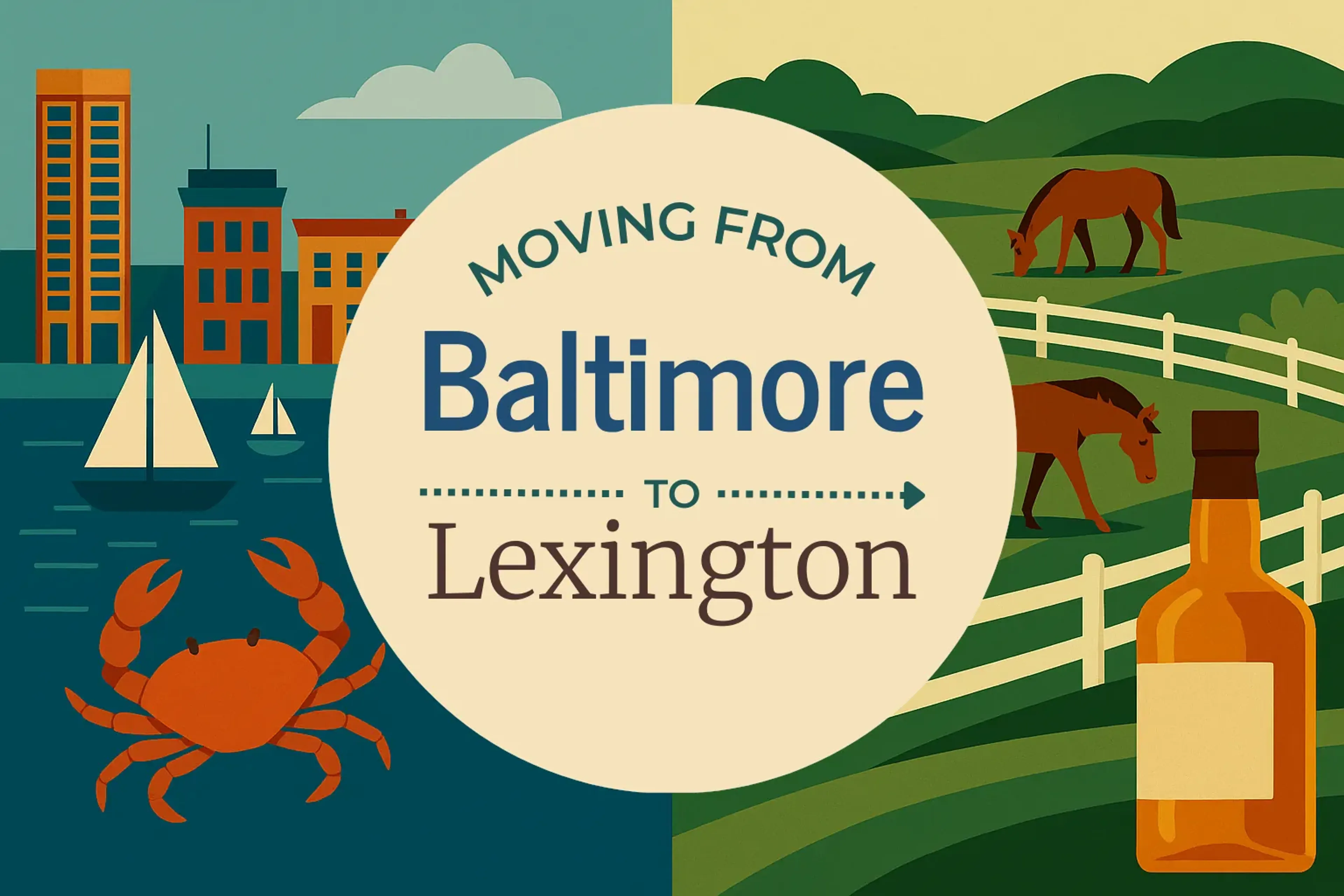 Side-by-side comparison of Baltimore to Lexington moving companies