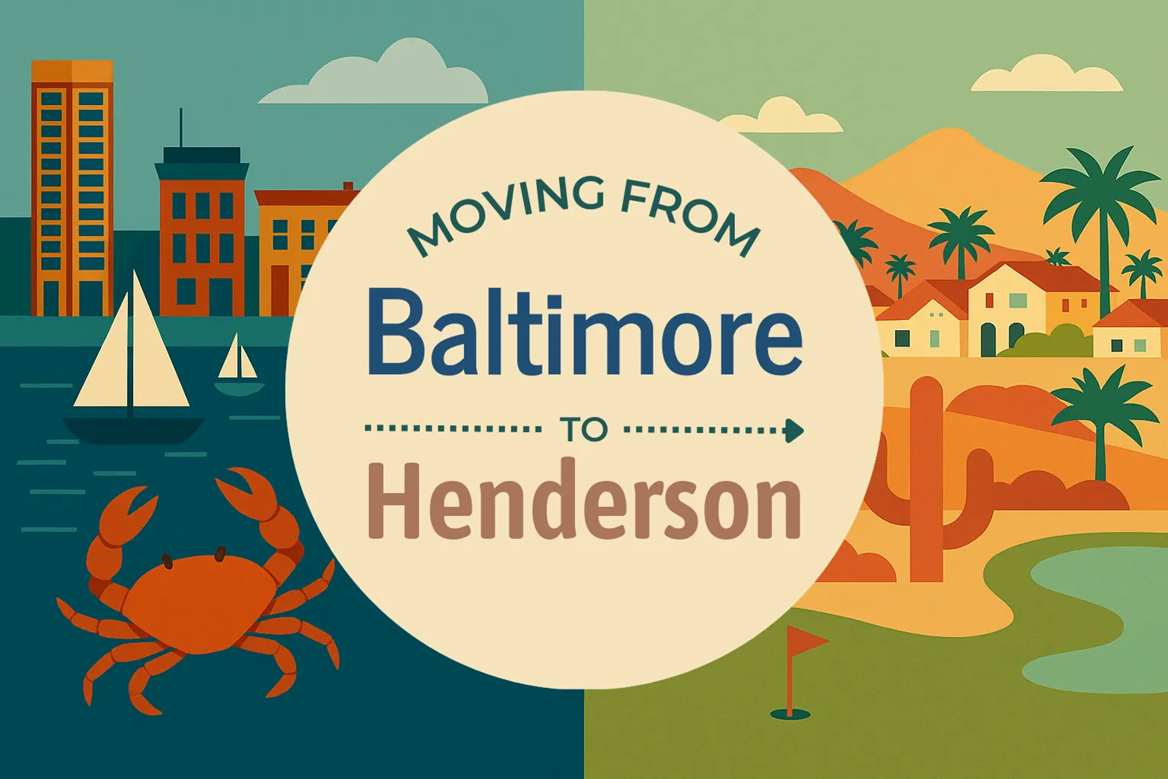 Side-by-side comparison of Baltimore to Henderson moving companies