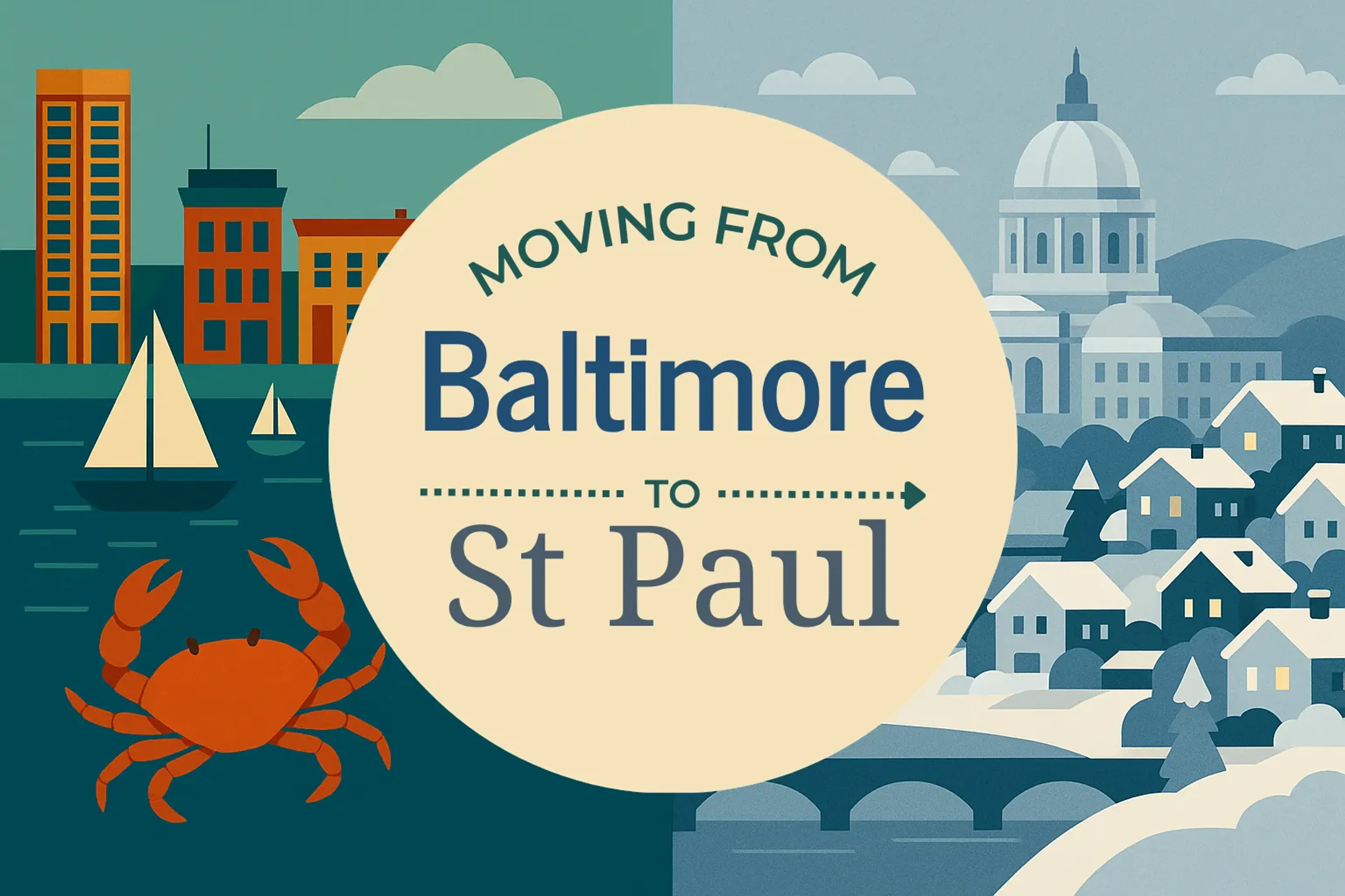 Side-by-side comparison of Baltimore to St. Paul moving companies