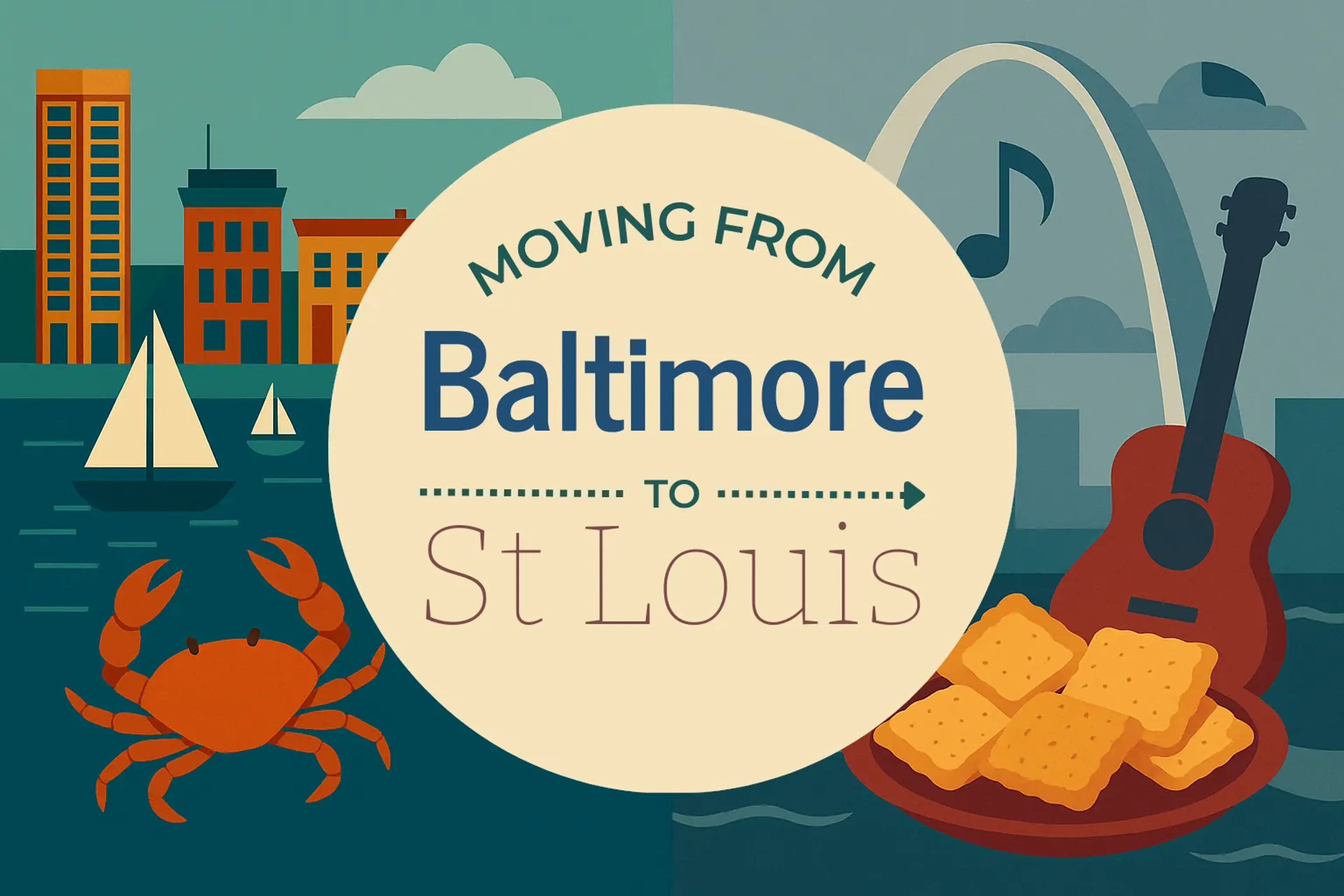 Side-by-side comparison of Baltimore to St. Louis moving companies