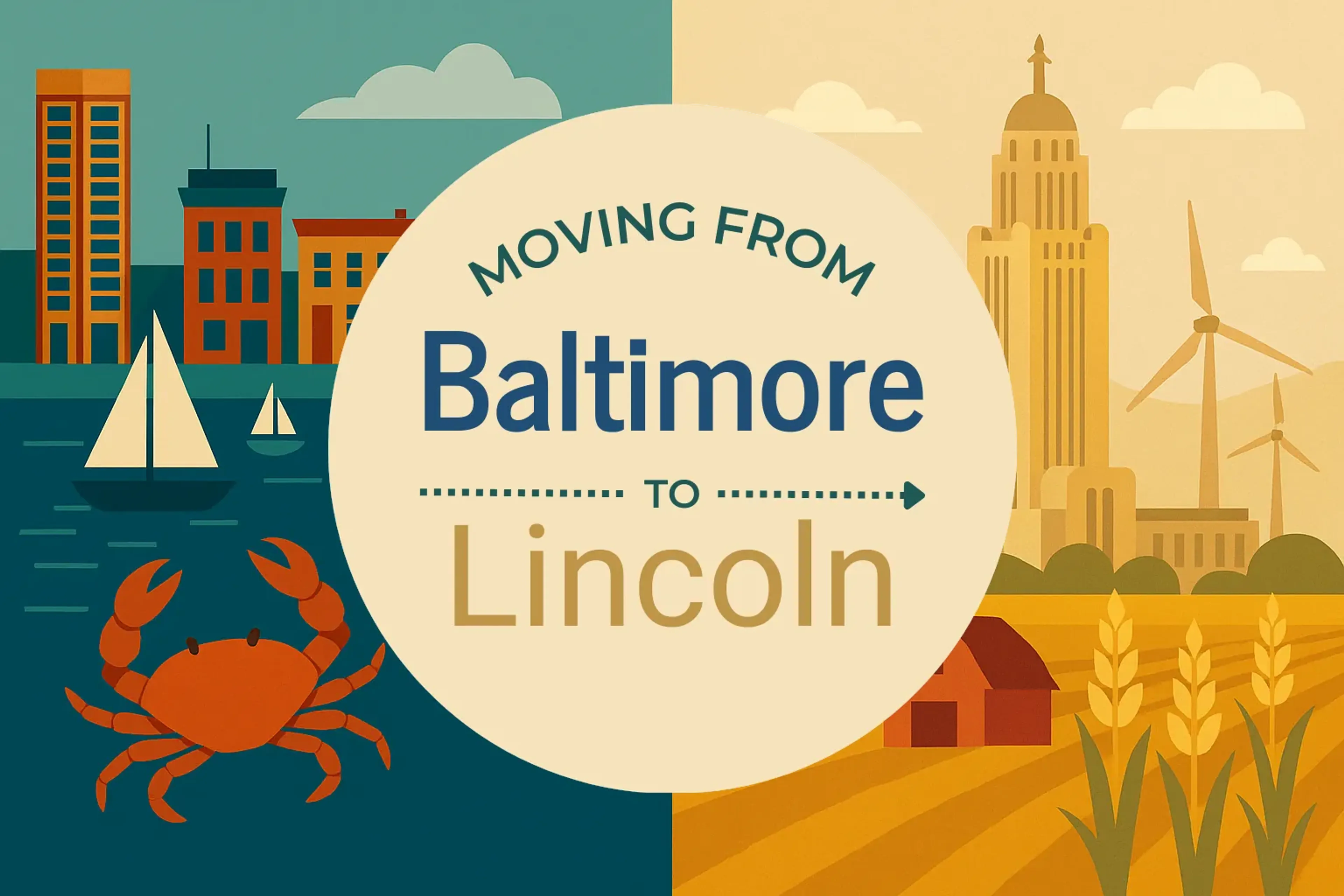 Side-by-side comparison of Baltimore to Lincoln moving companies