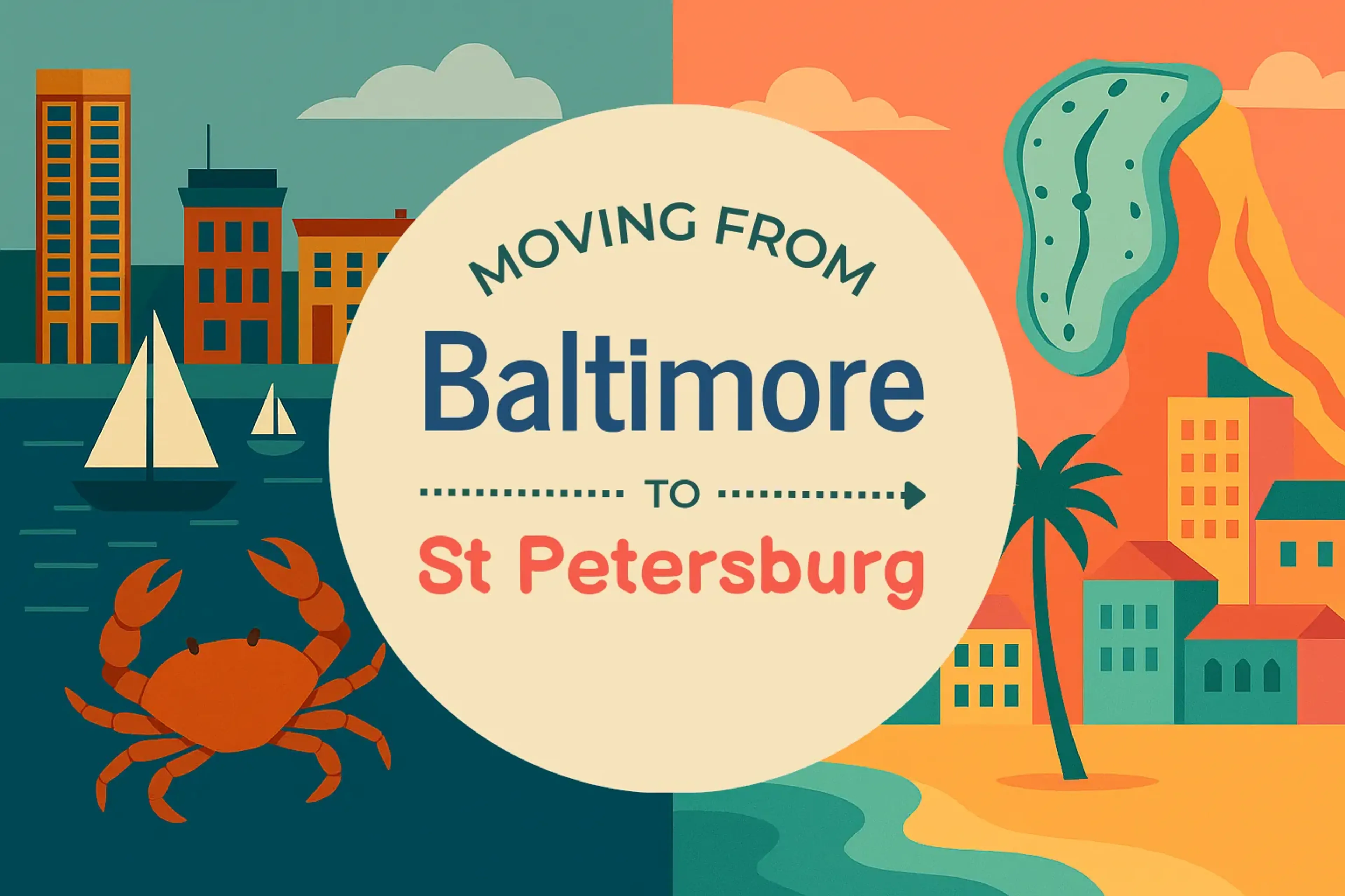Side-by-side comparison of Baltimore to St. Petersburg moving companies