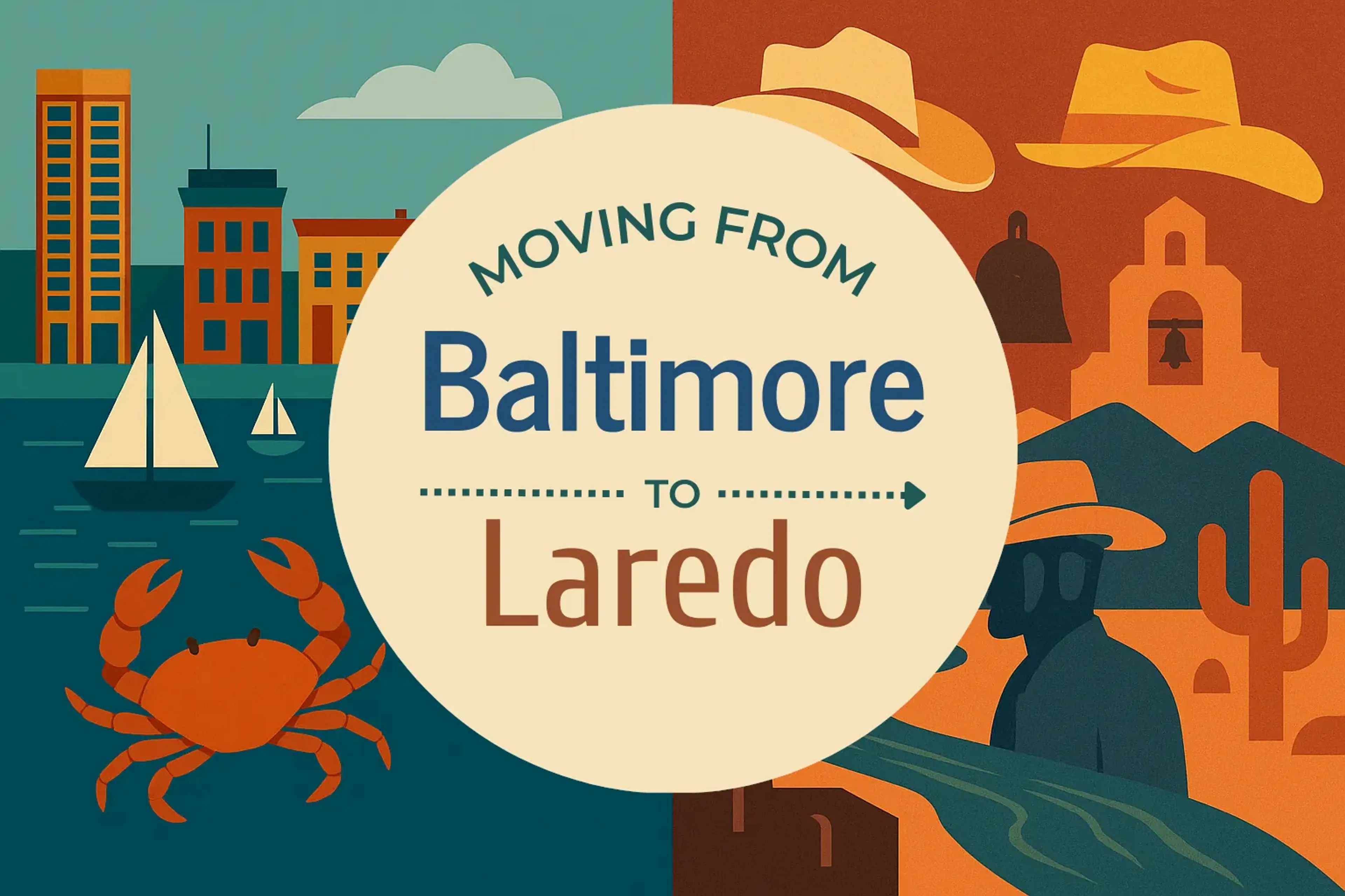 Side-by-side comparison of Baltimore to Laredo moving companies