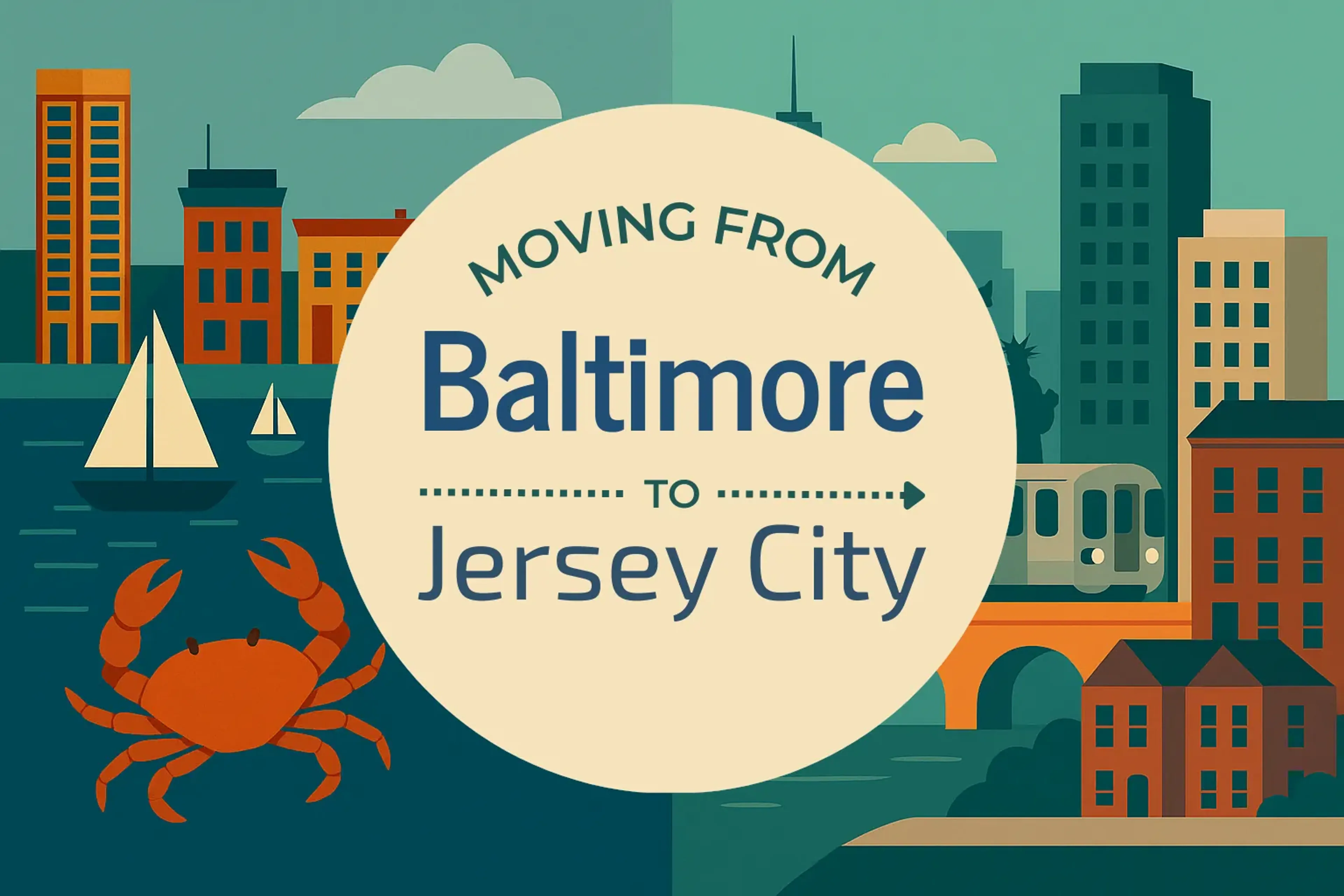 Side-by-side comparison of Baltimore to Jersey City moving companies