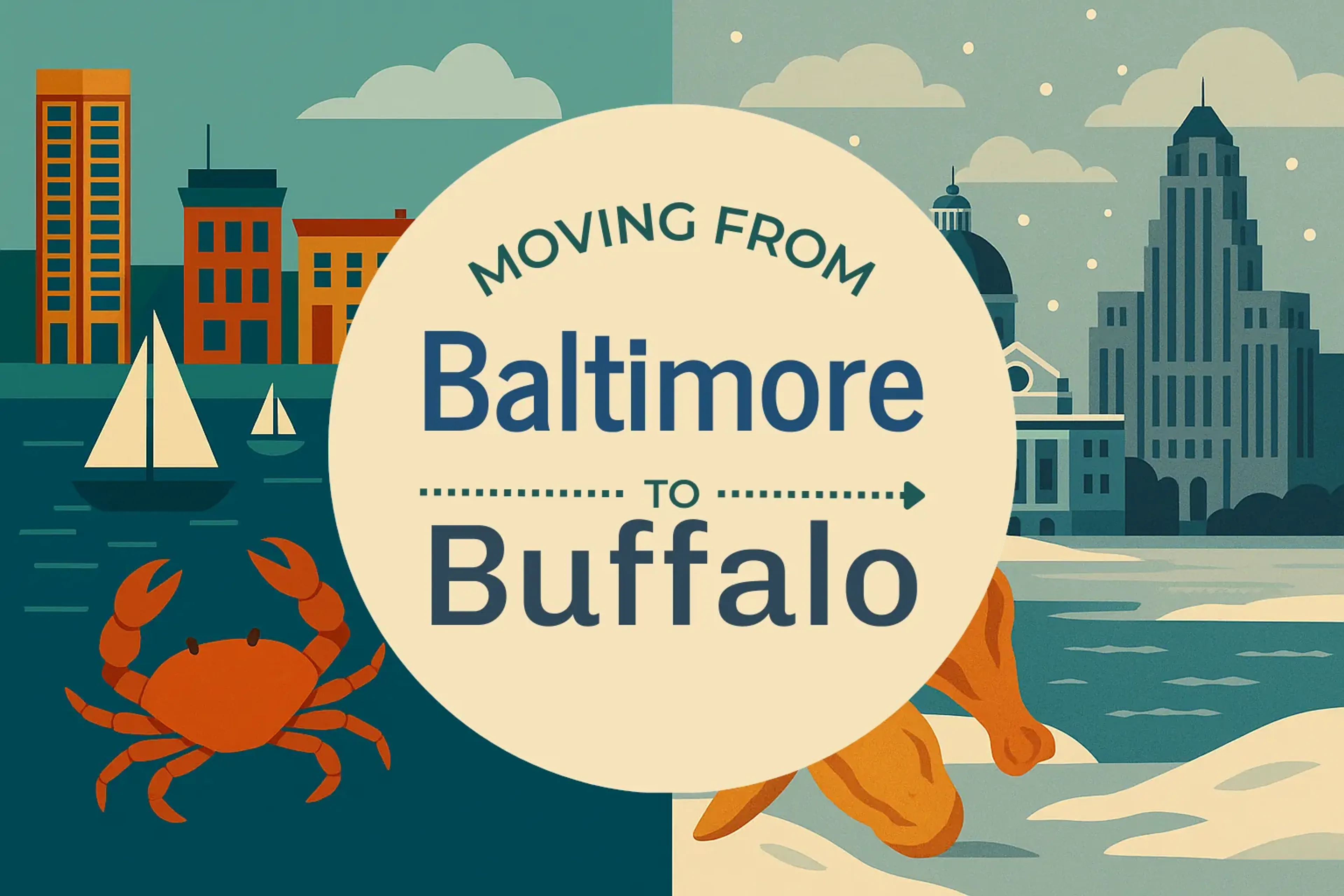 Side-by-side comparison of Baltimore to Buffalo moving companies